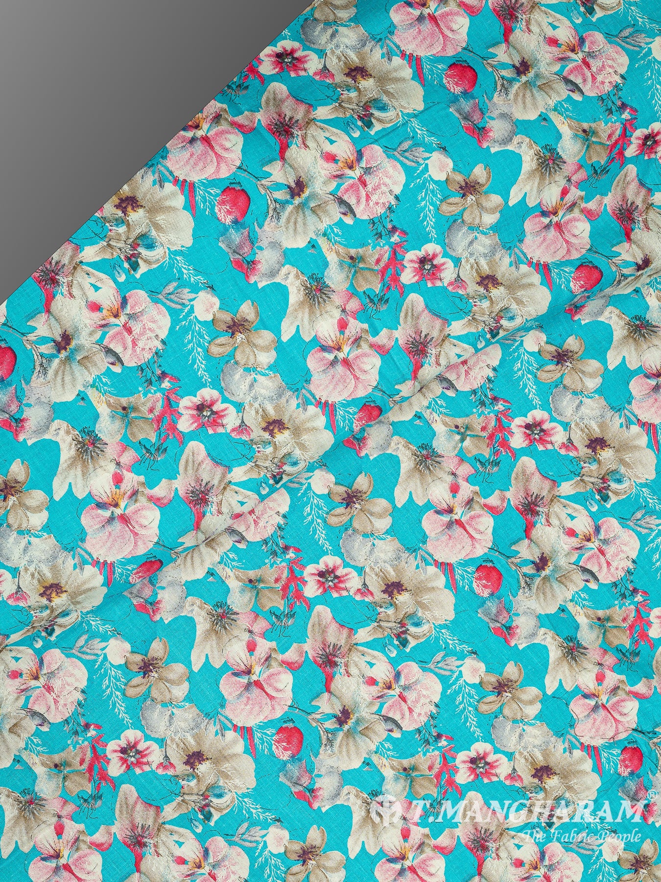 Blue Cotton Fabric - EB7425 view-2