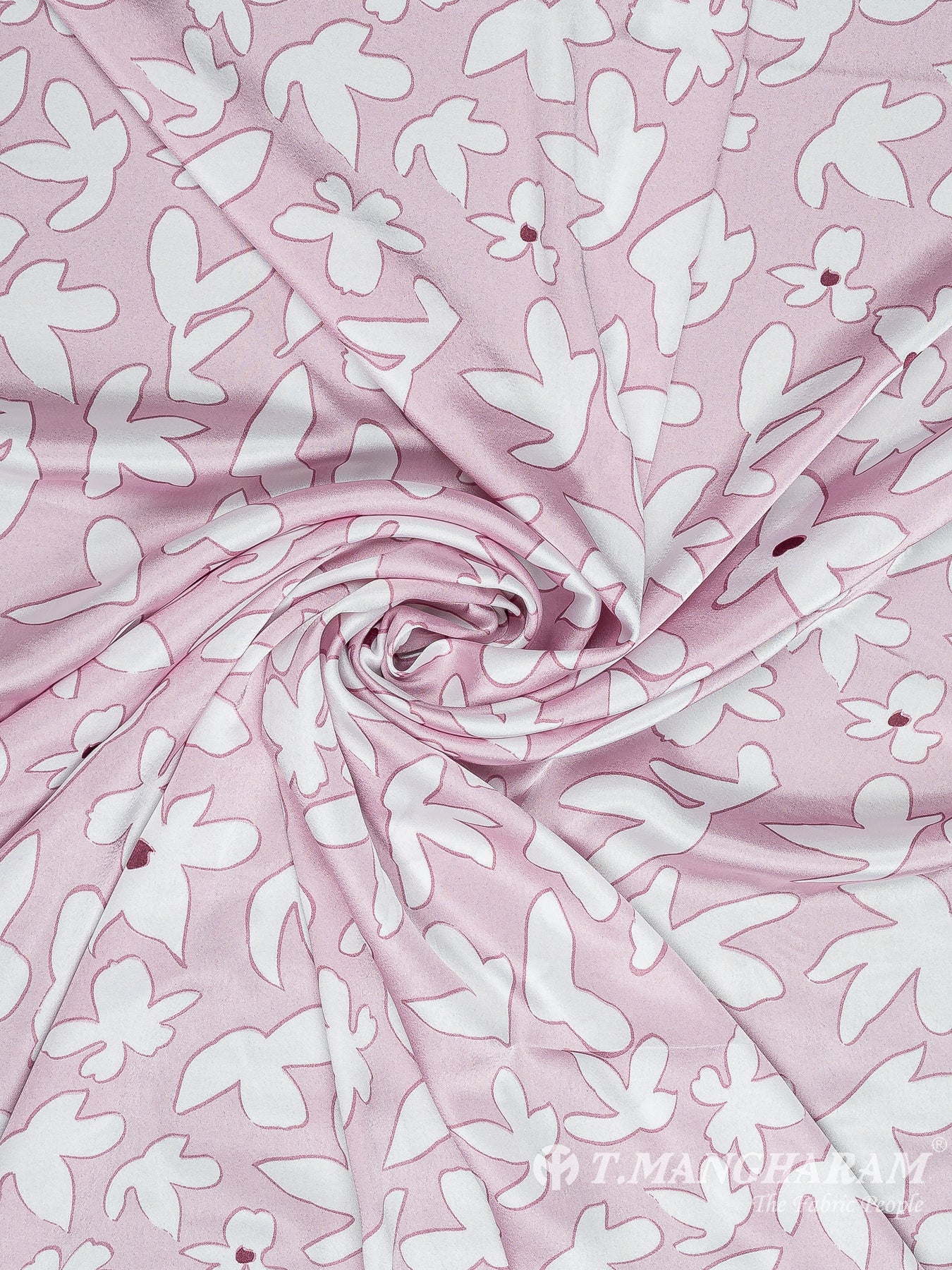 Pink Silk Fabric - EB7468 view-1