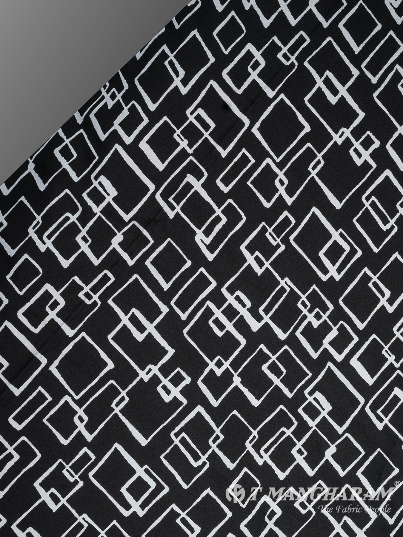 Black Crepe Fabric - EB7485 view-2