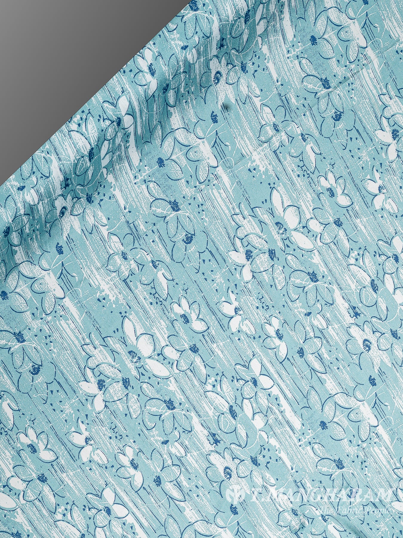 Blue Satin Fabric - EB7510 view-2