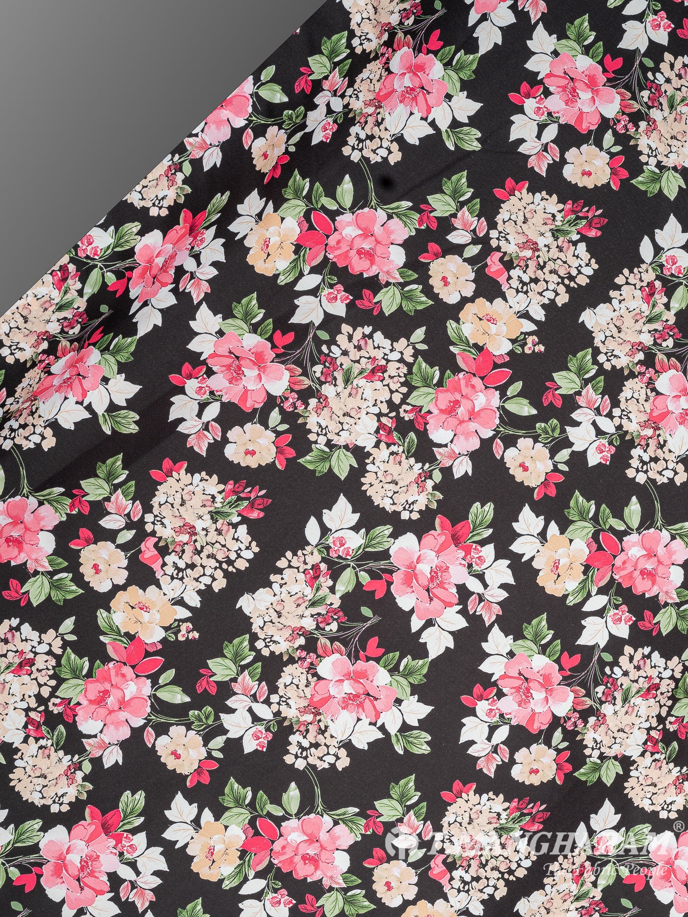 Black Crepe Fabric - EB7496 view-2