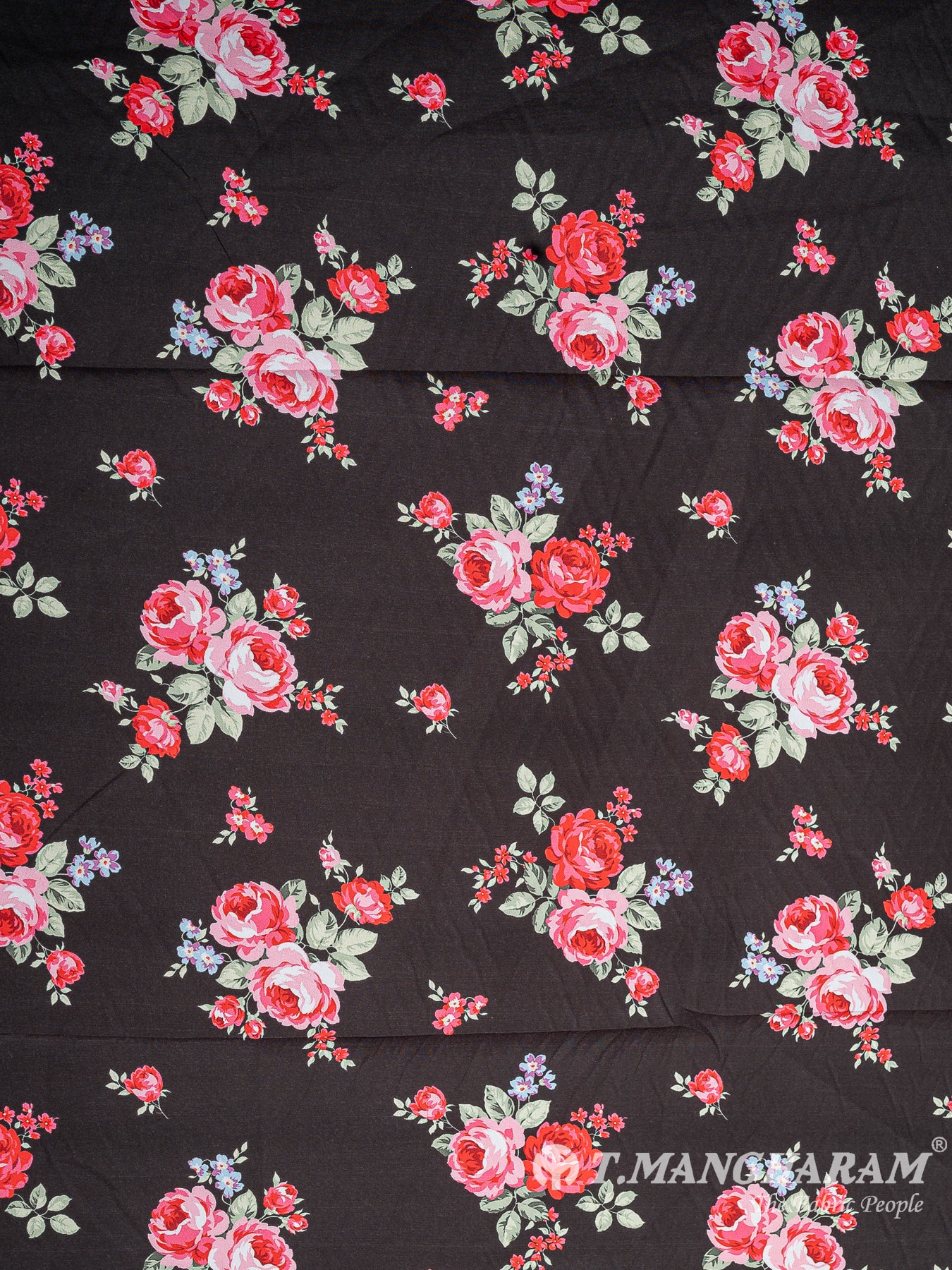 Black Crepe Fabric - EB7499 view-3