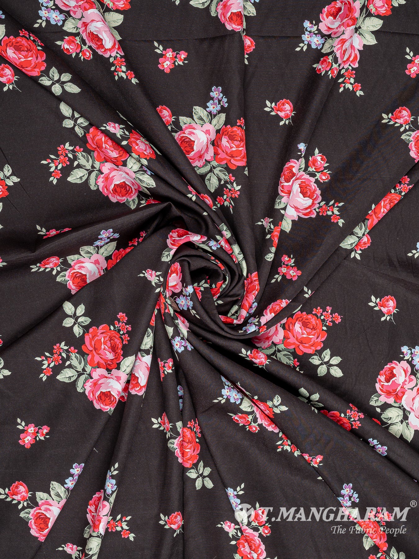 Black Crepe Fabric - EB7499 view-1