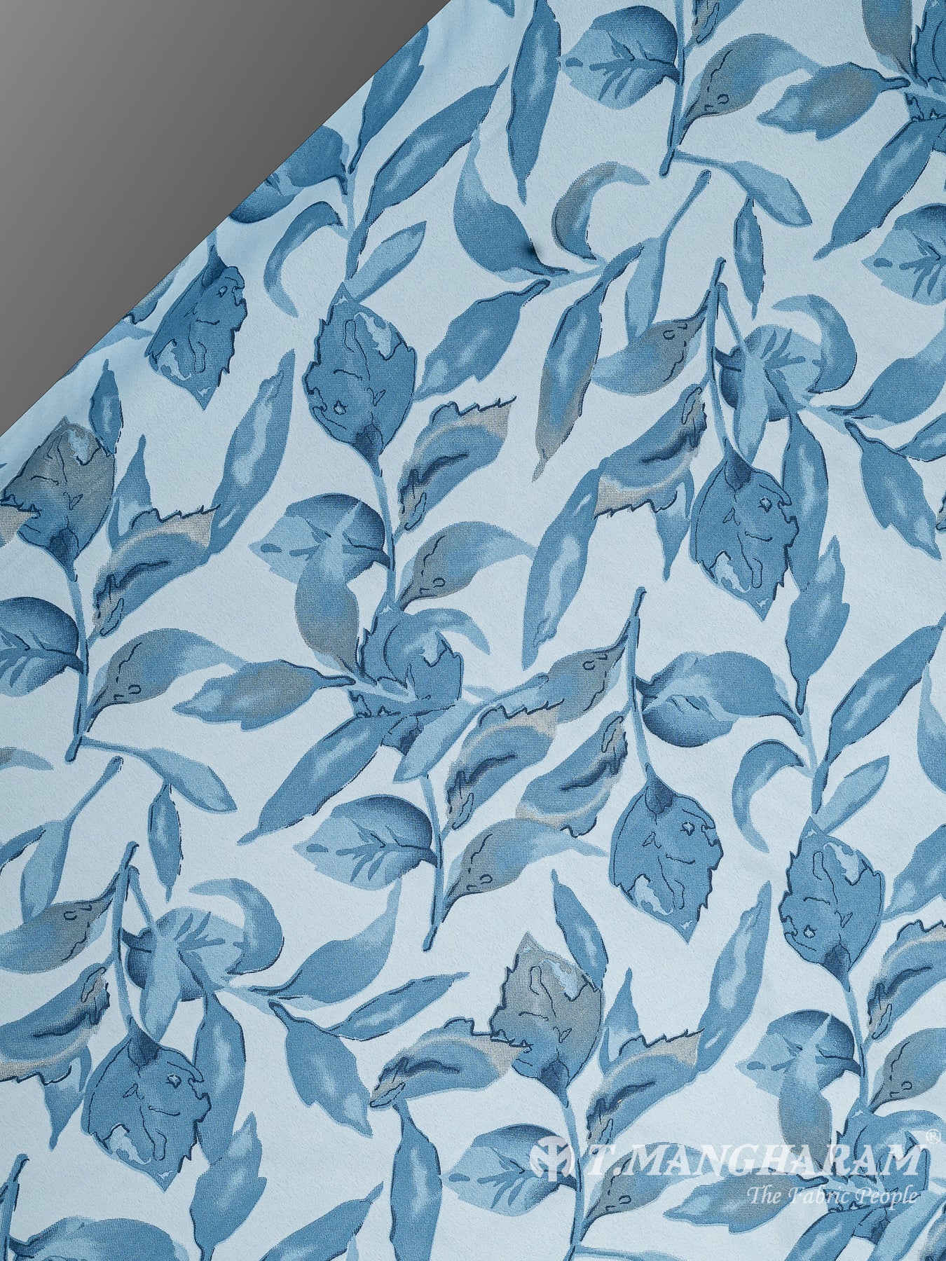 Blue Crepe Fabric - EB7486 view-2