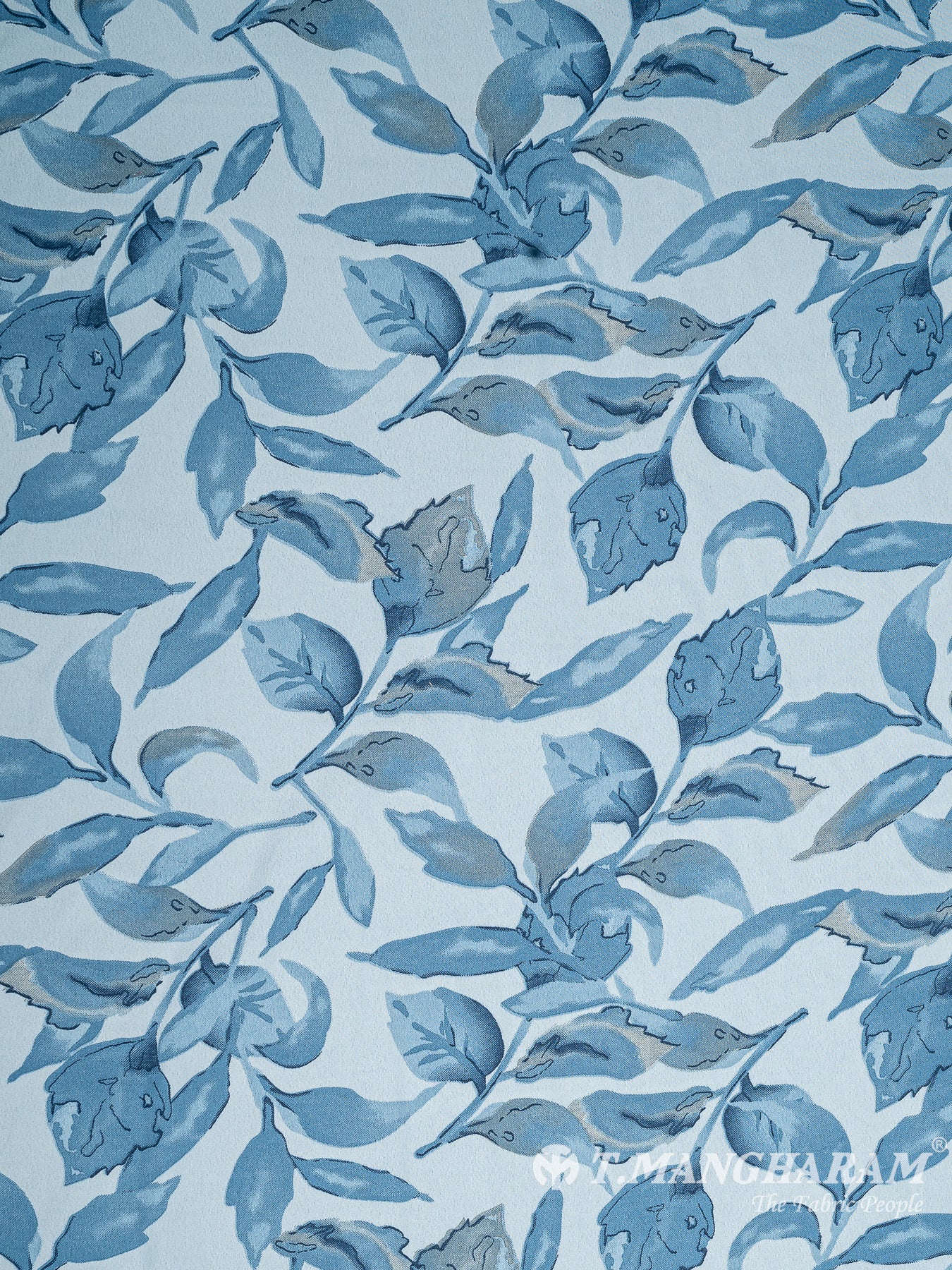 Blue Crepe Fabric - EB7486 view-3