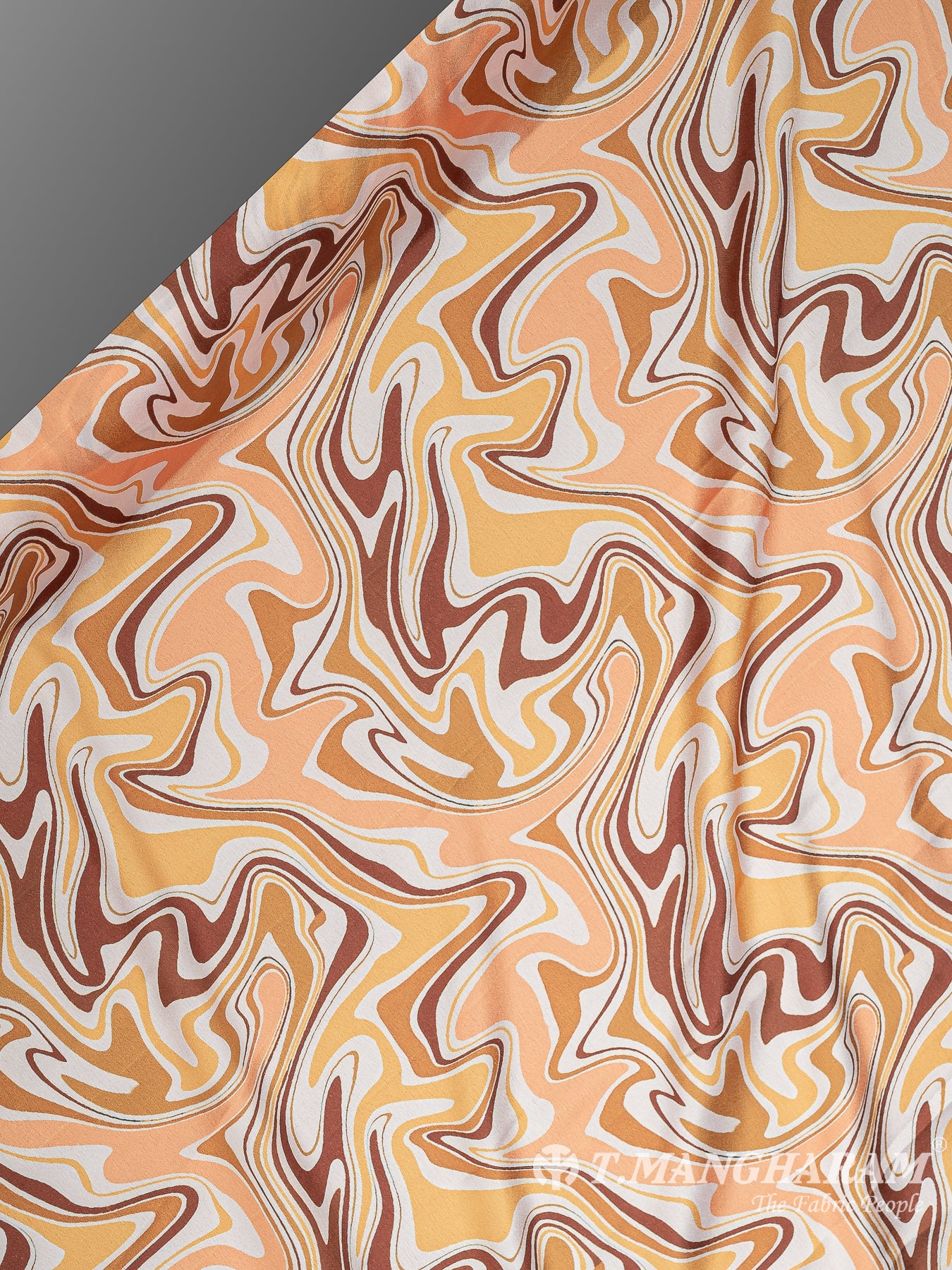 Yellow Satin Fabric - EC10509 view-2