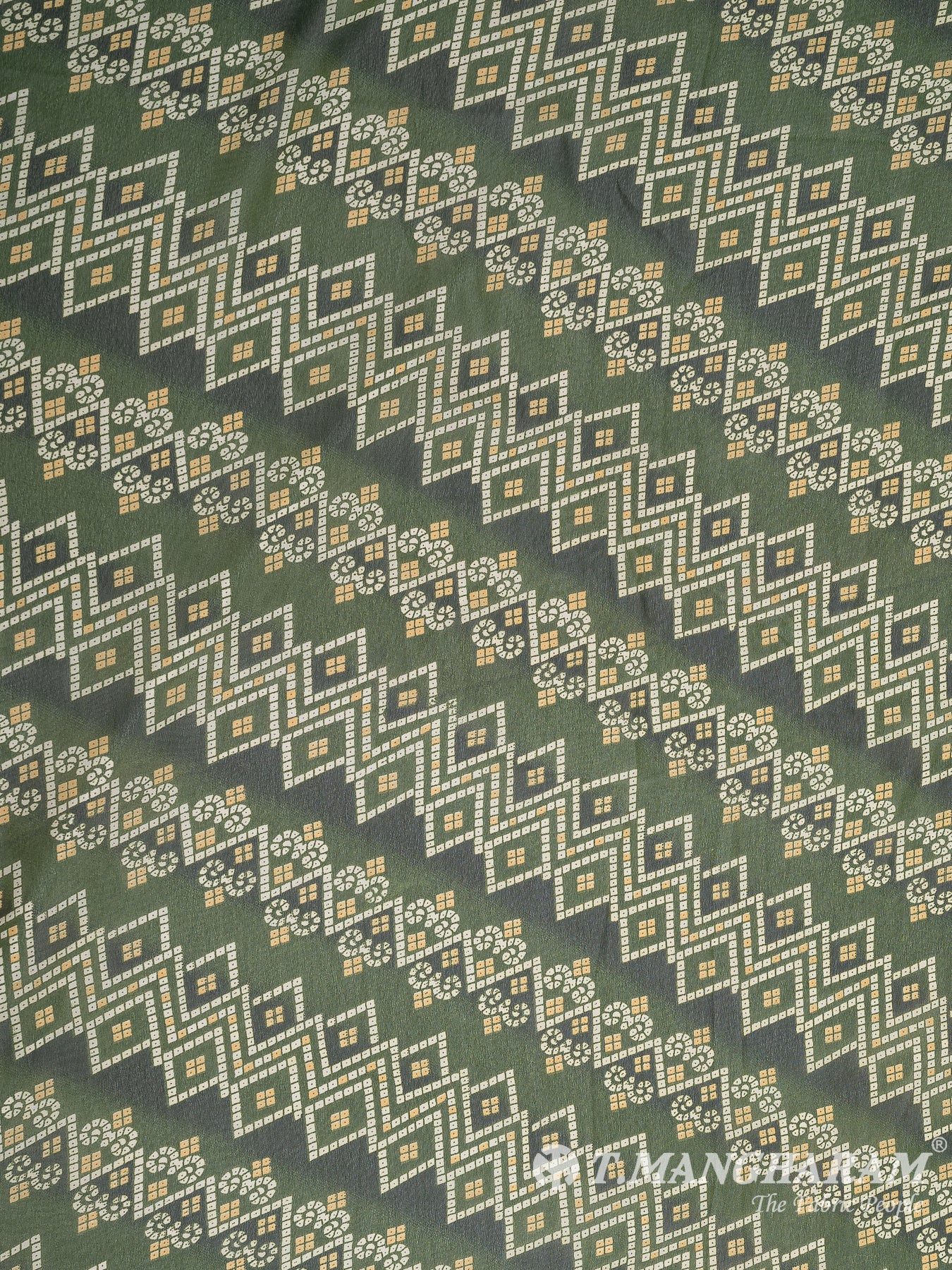 Green Georgette Fabric - EA3161