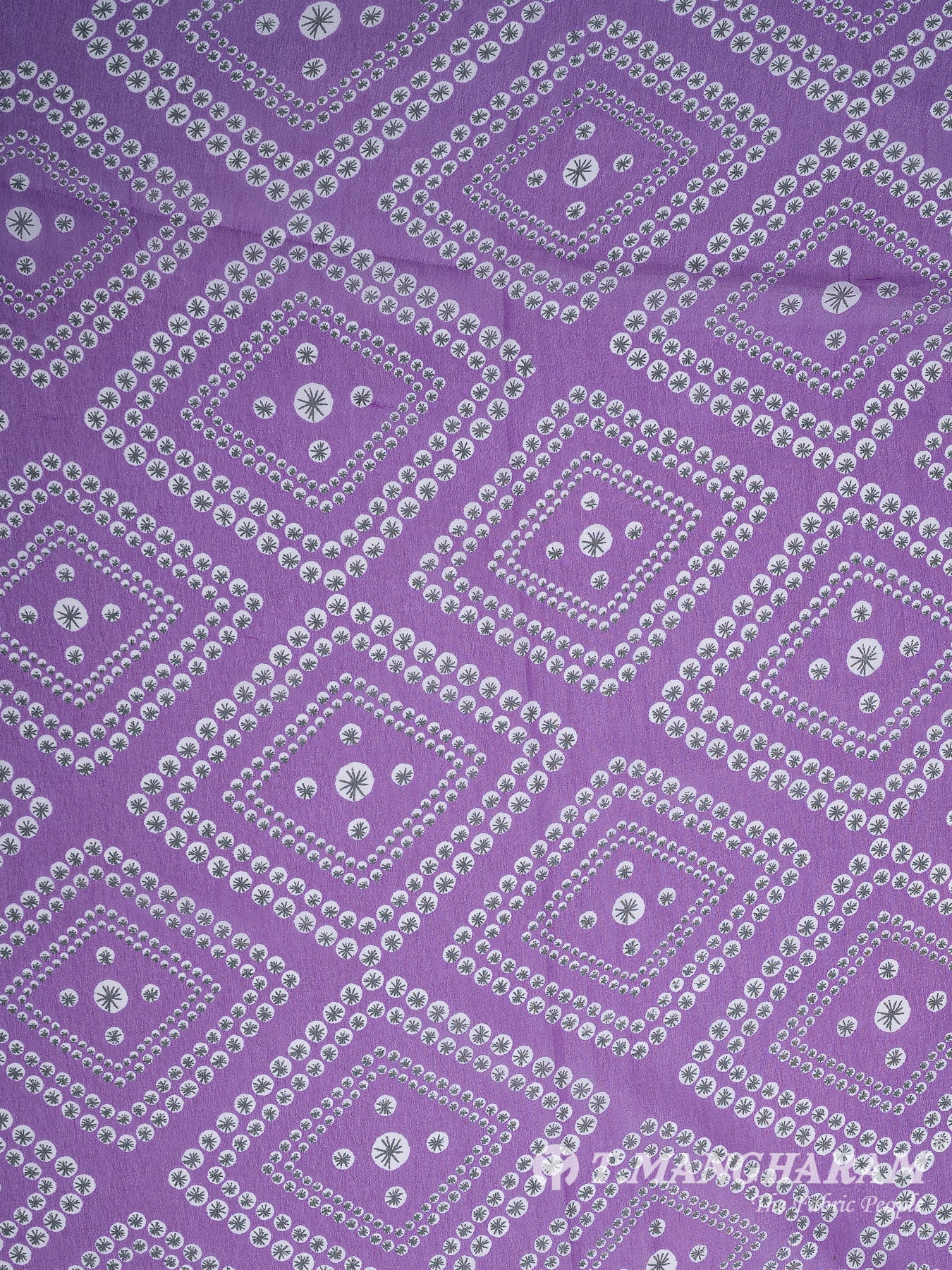 Purple Georgette Fabric - EA3143 view-3