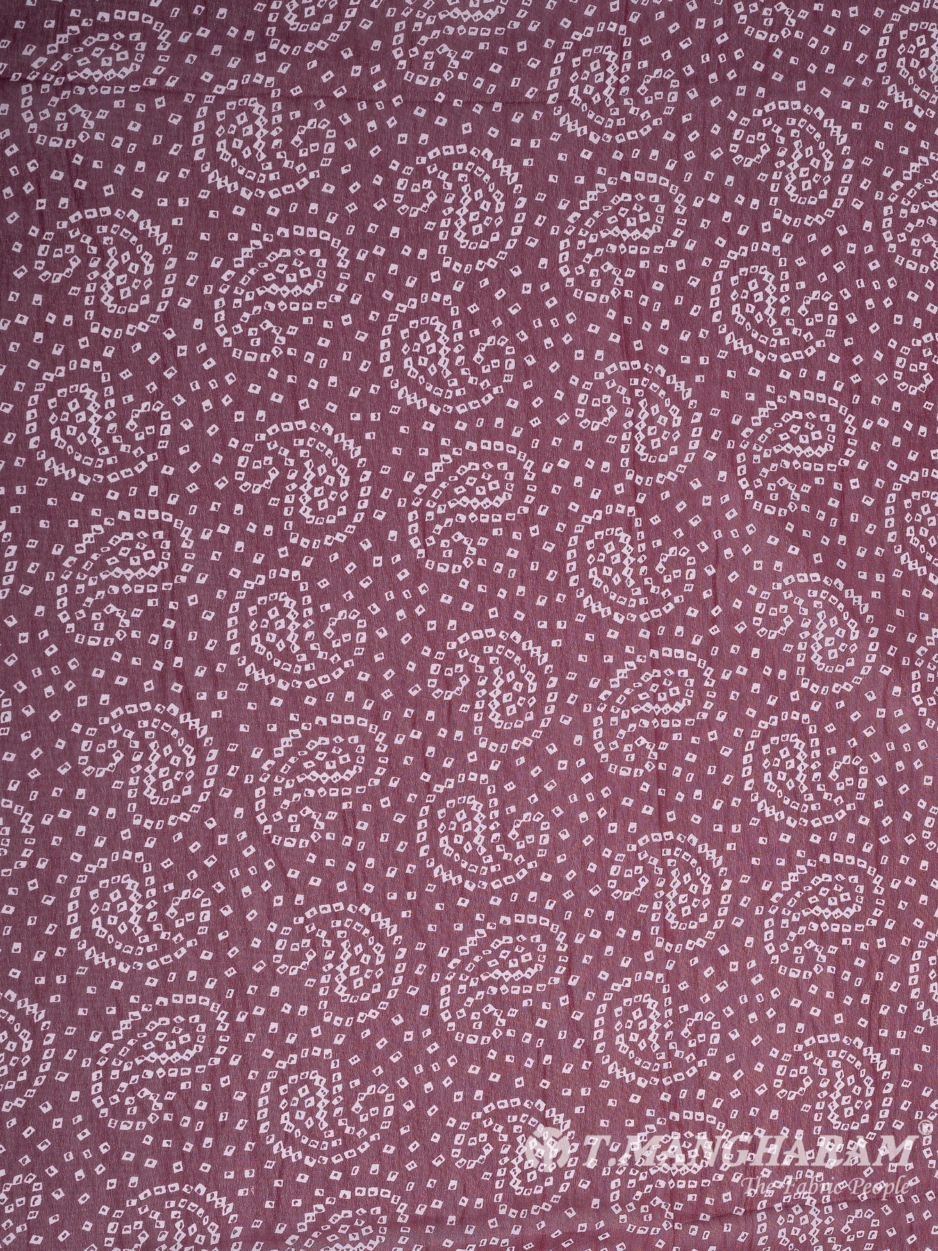 Wine Georgette Fabric - EA3076 view-3