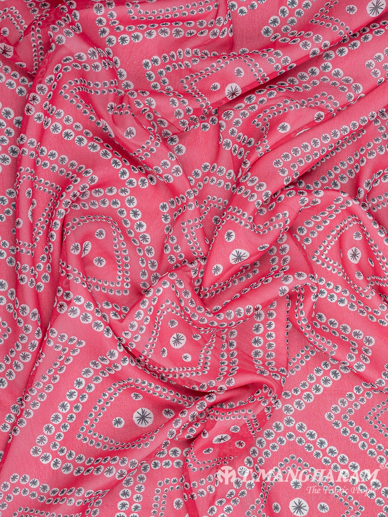 Pink Georgette Fabric - EA3146