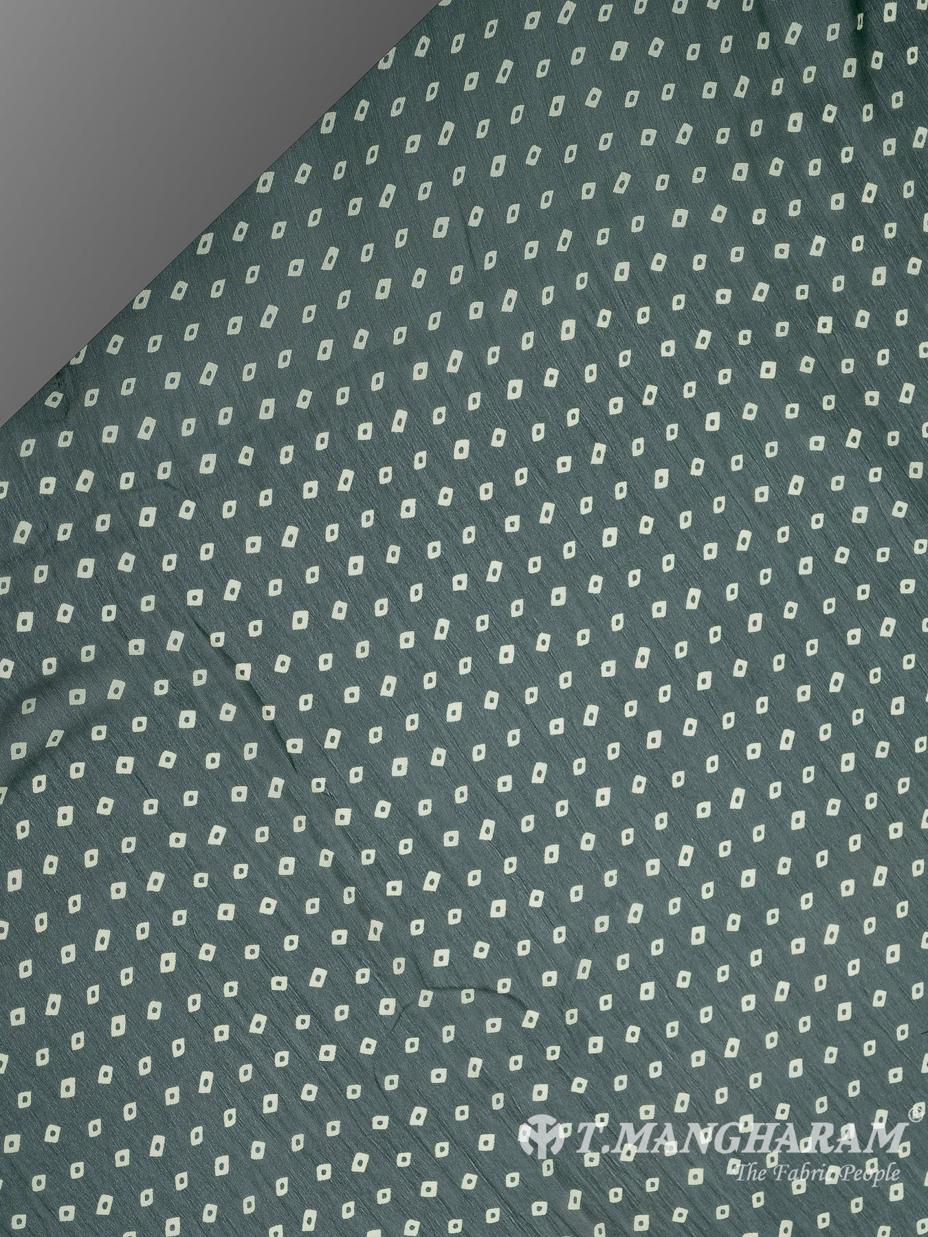 Green Georgette Fabric - EB7563 view-2