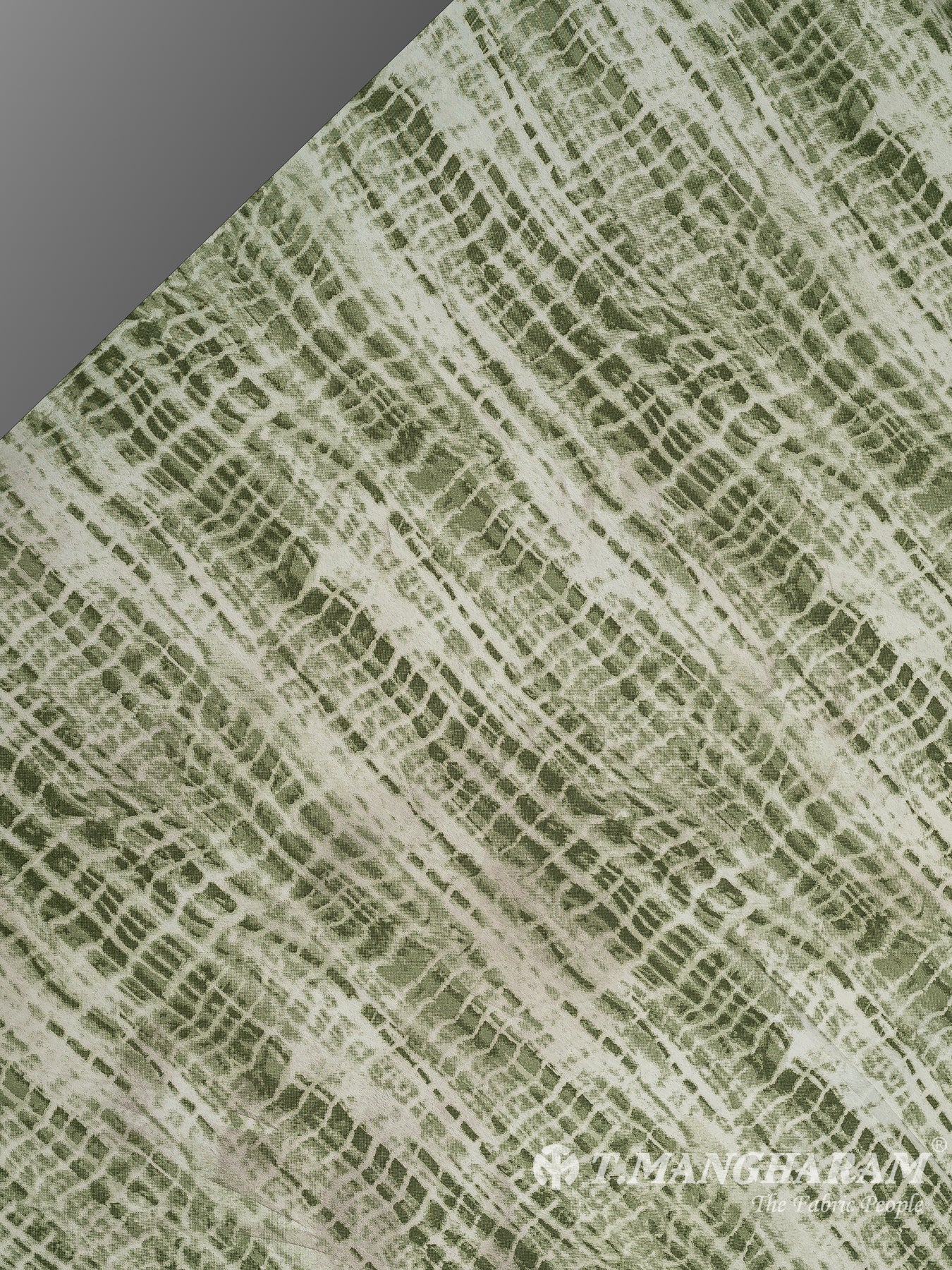 Green Crepe Fabric - EC10463 view-2