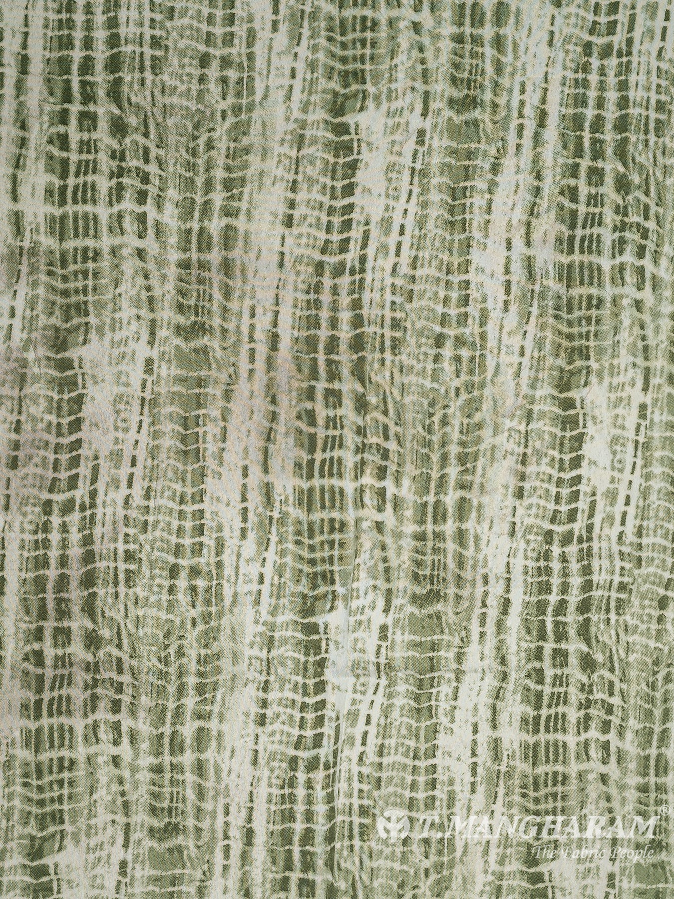 Green Crepe Fabric - EC10463