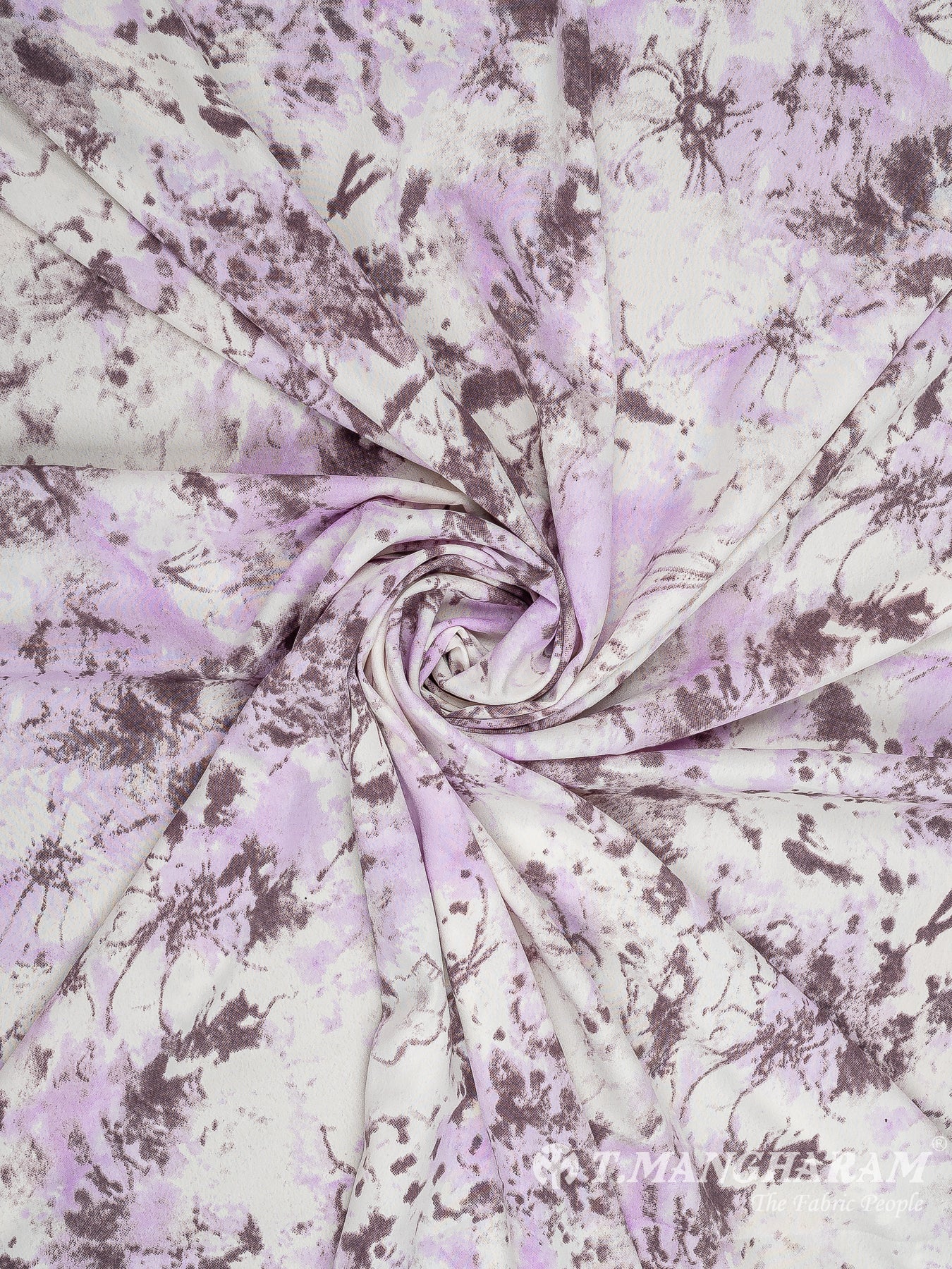 Violet Crepe Fabric - EC10458 view-1