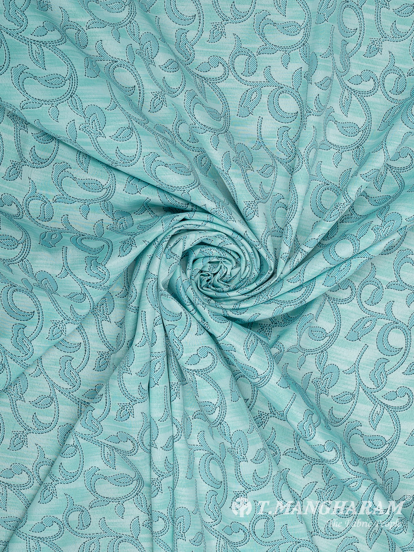 Green Crepe Fabric - EC10456 view-1