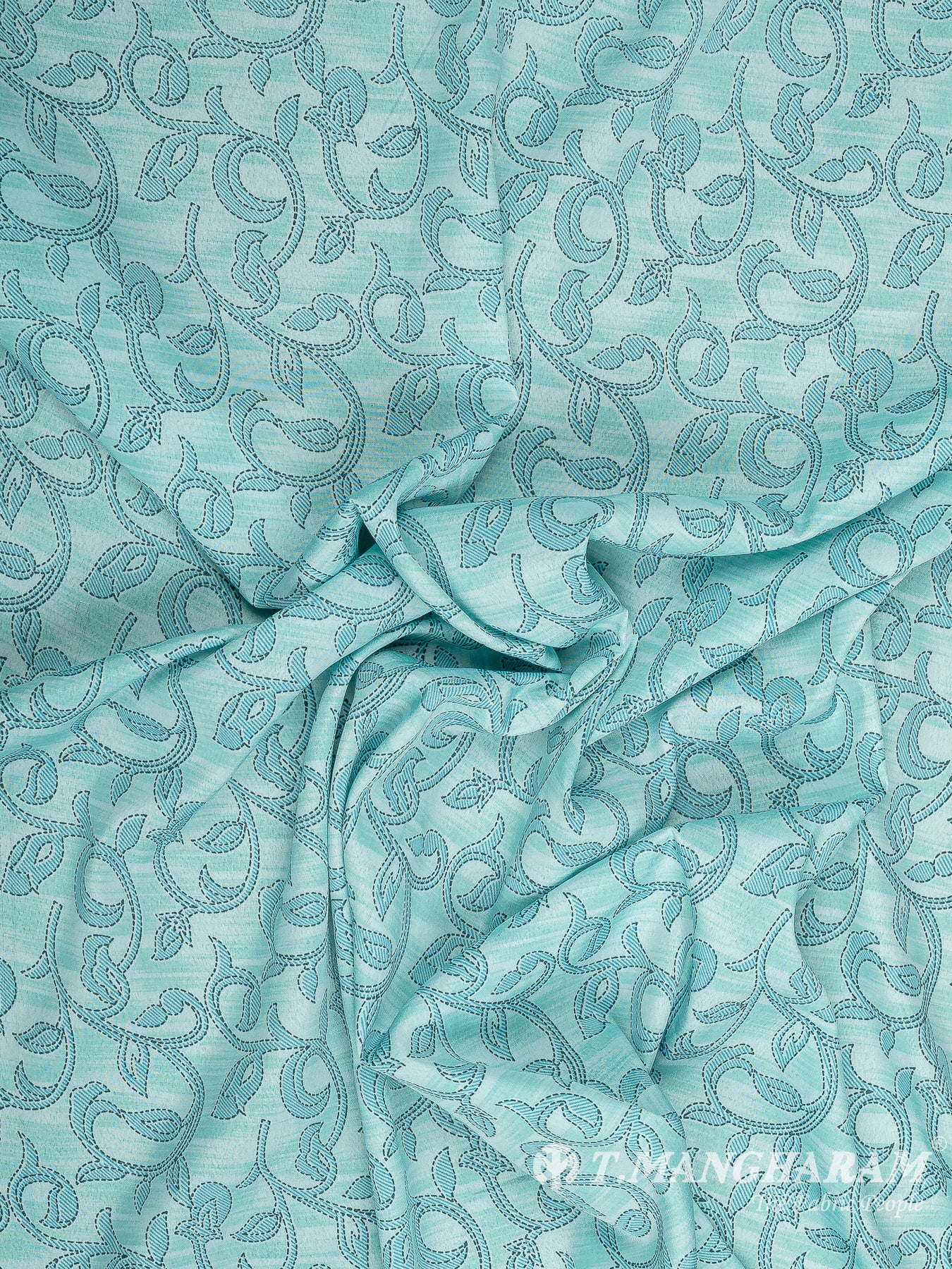 Green Crepe Fabric - EC10456 view-2