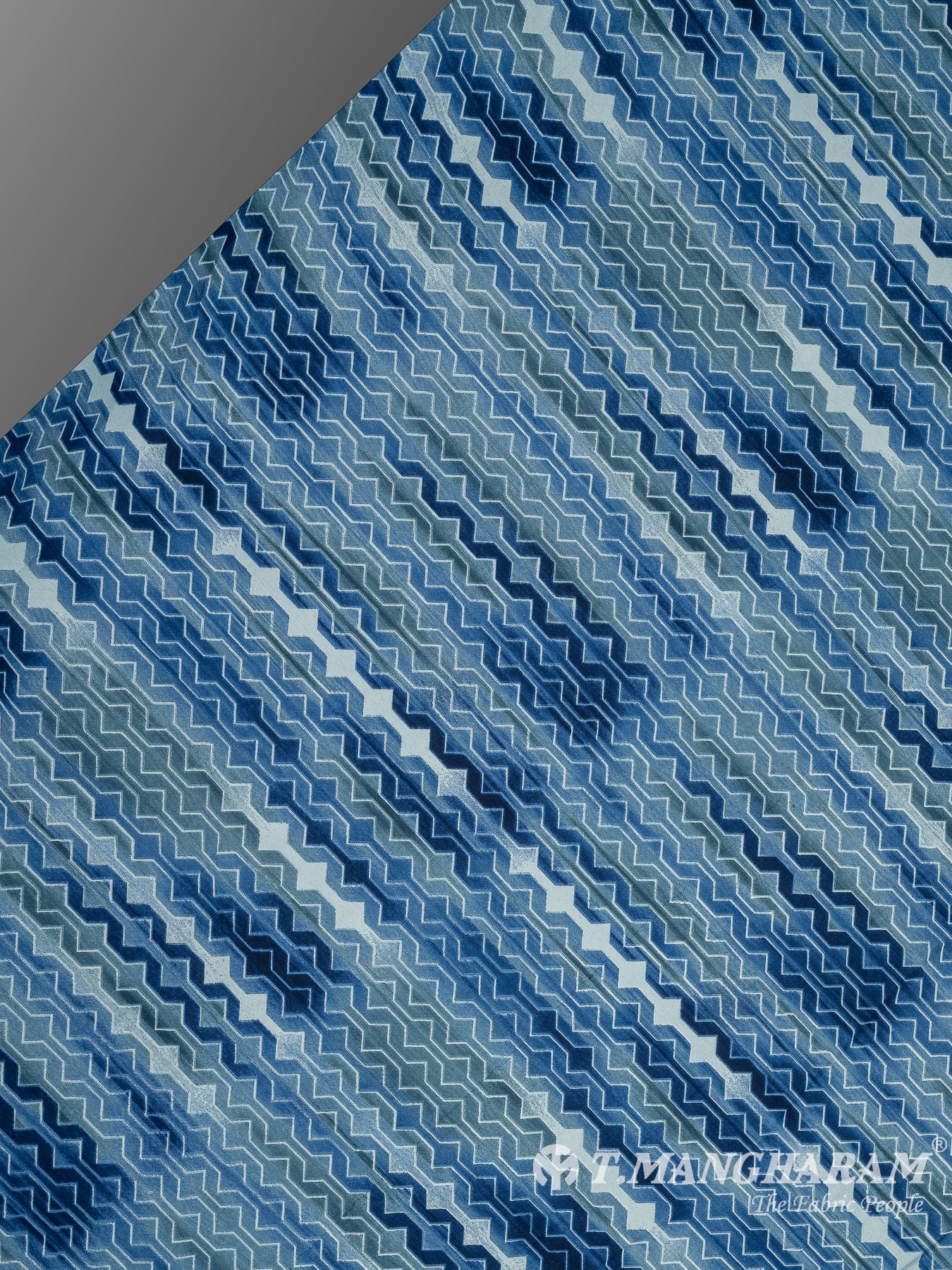 Blue Crepe Fabric - EC10451 view-2