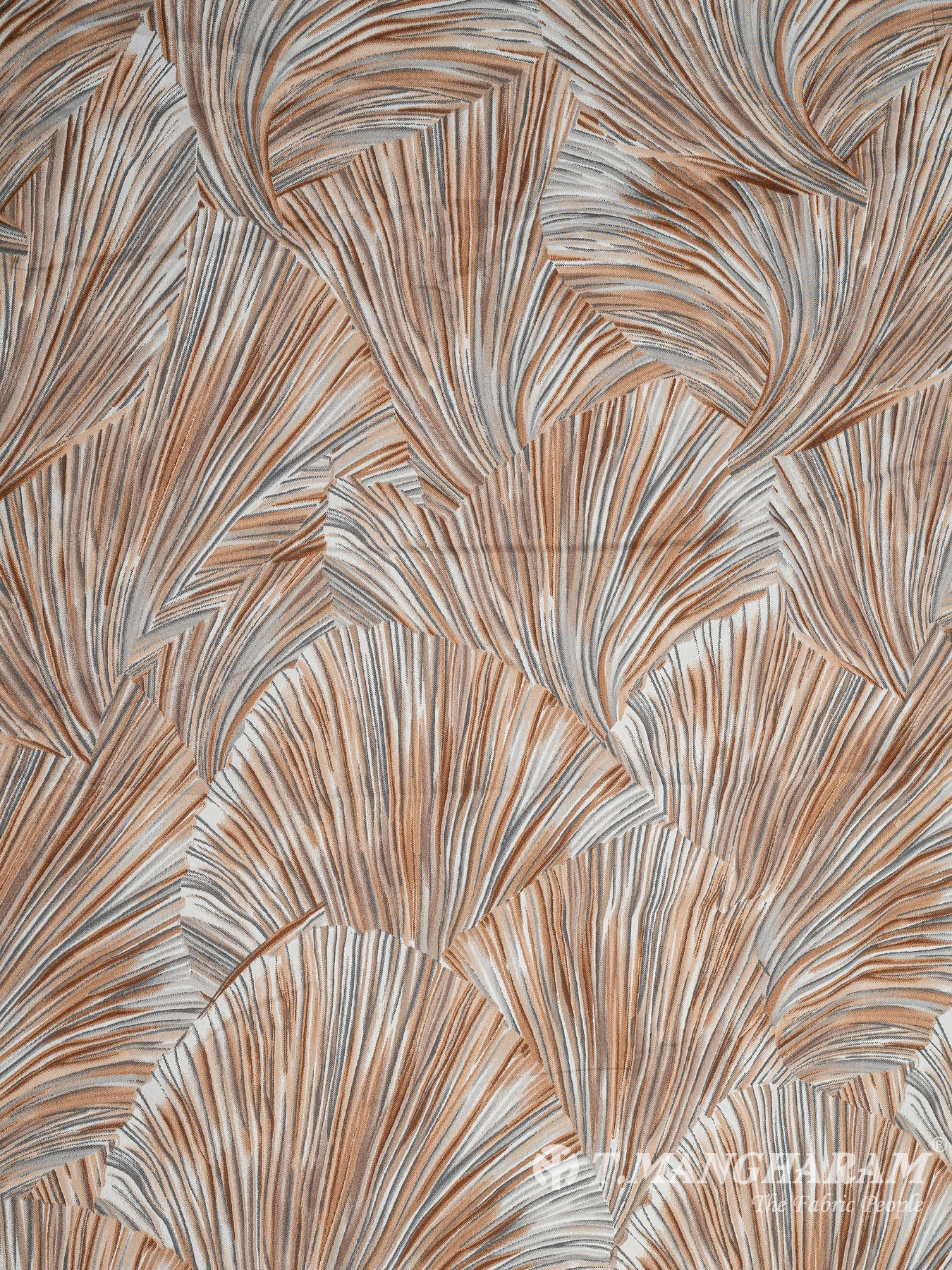 Brown Crepe Fabric - EC10457 view-3