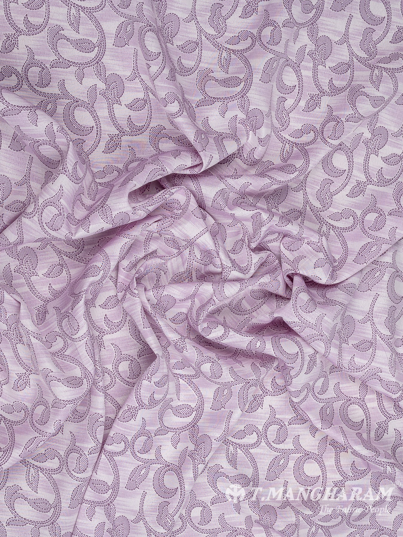 Violet Crepe Fabric - EC10449 view-4