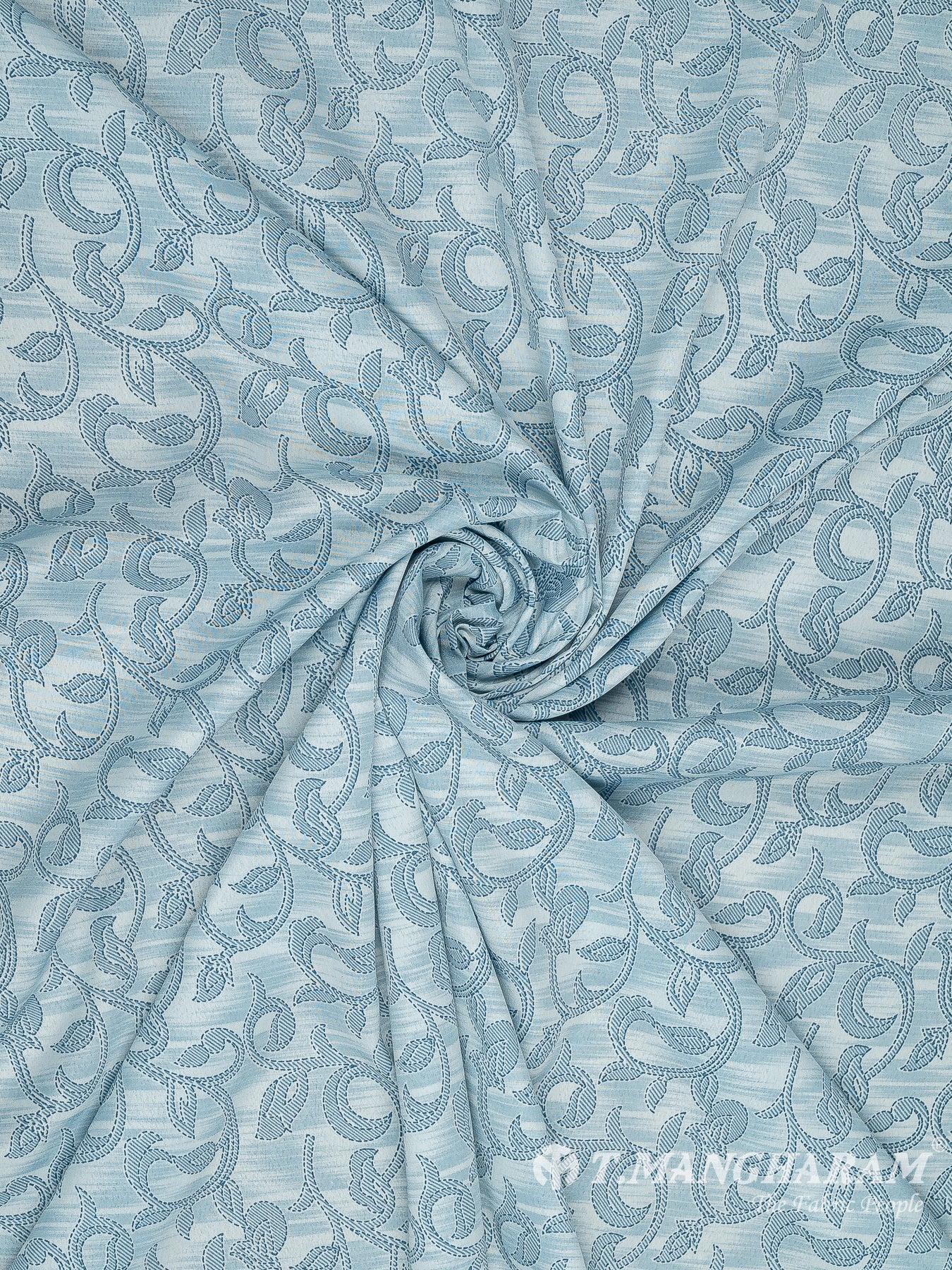 Blue Crepe Fabric - EC10454 view-1