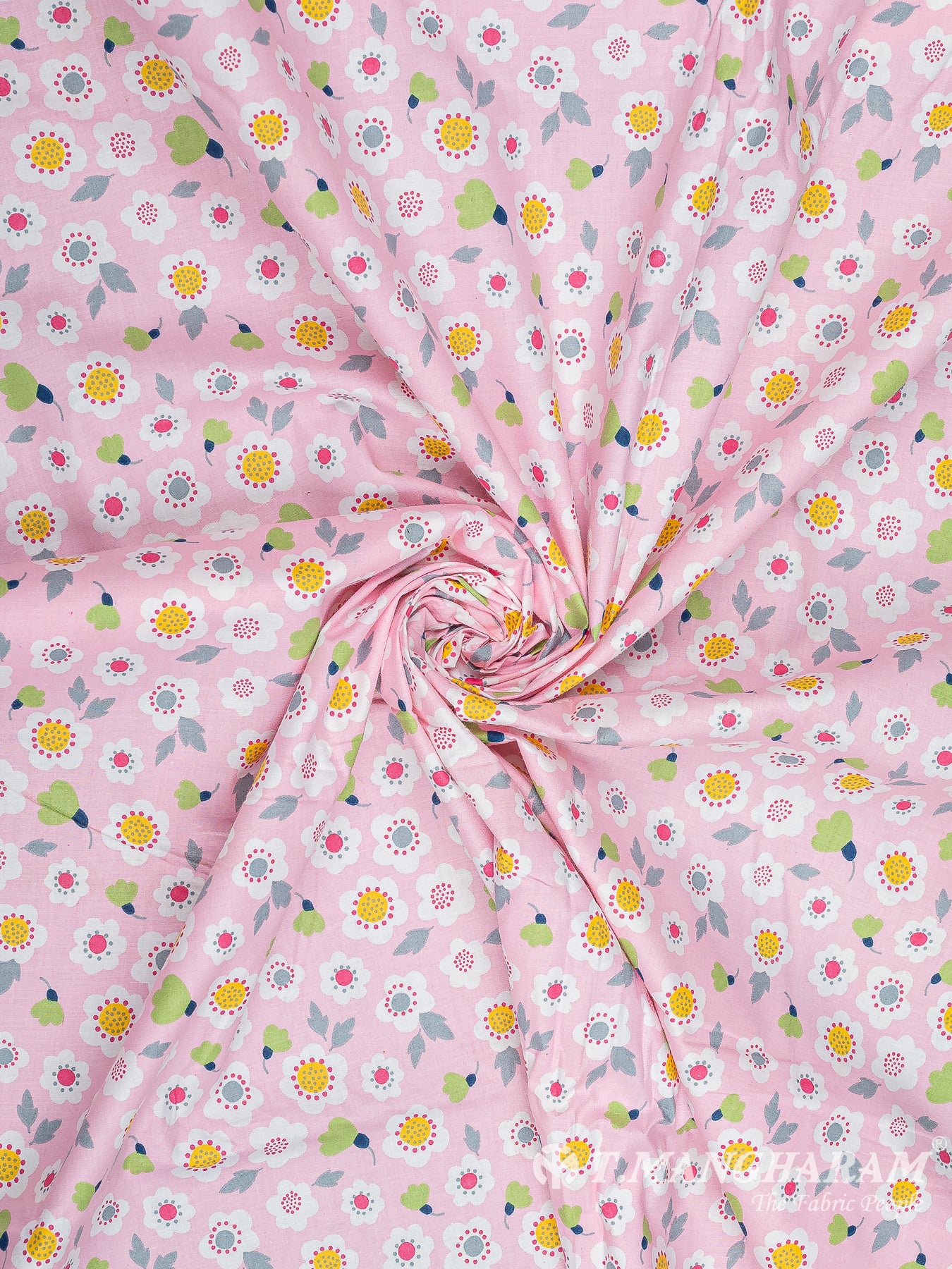 Pink Cotton Fabric - EC10428 view-1