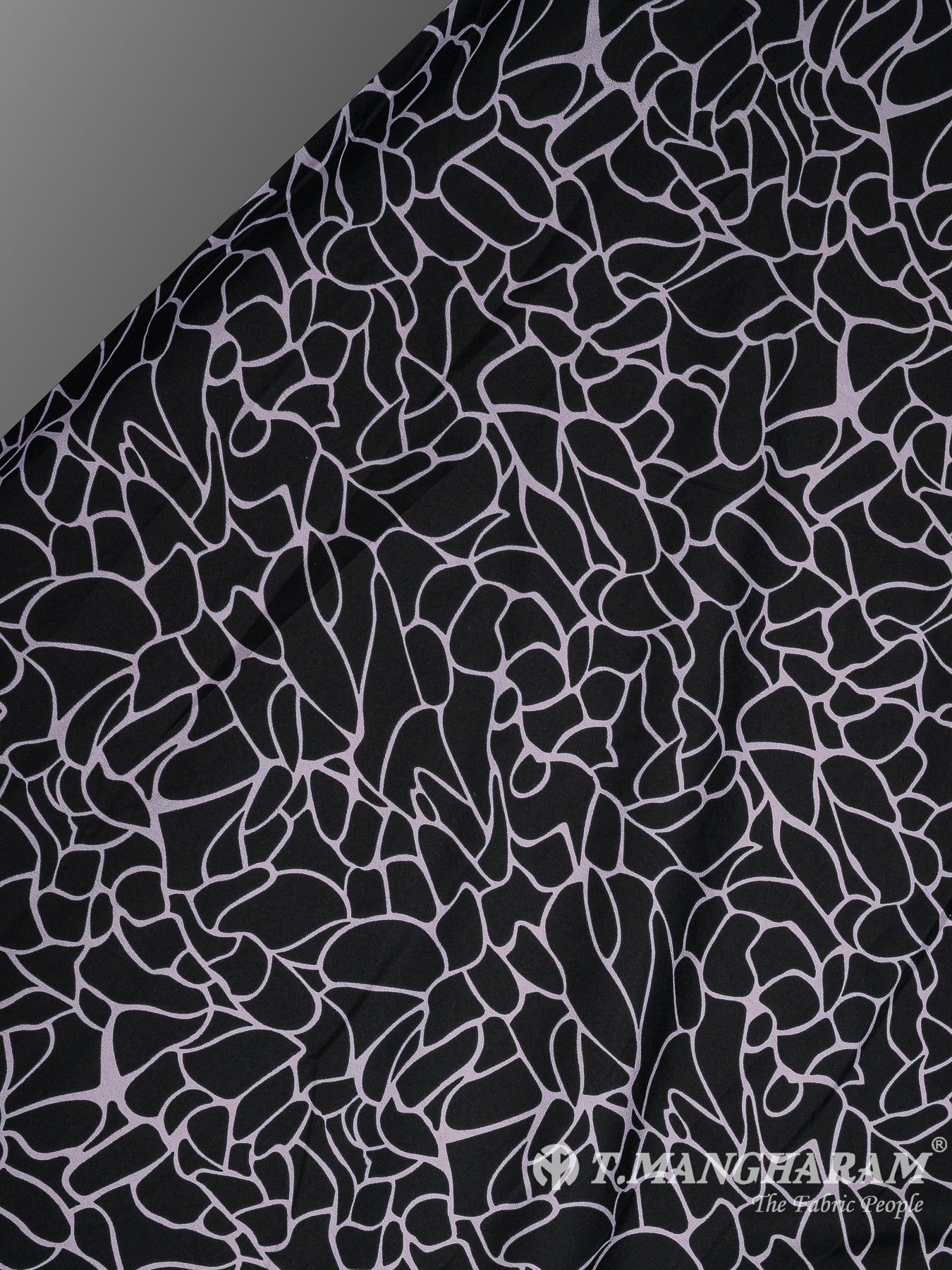 Black Crepe Fabric - EC10464 view-2