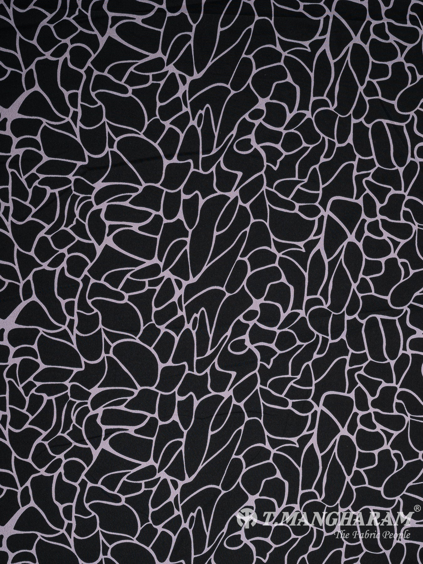 Black Crepe Fabric - EC10464 view-3