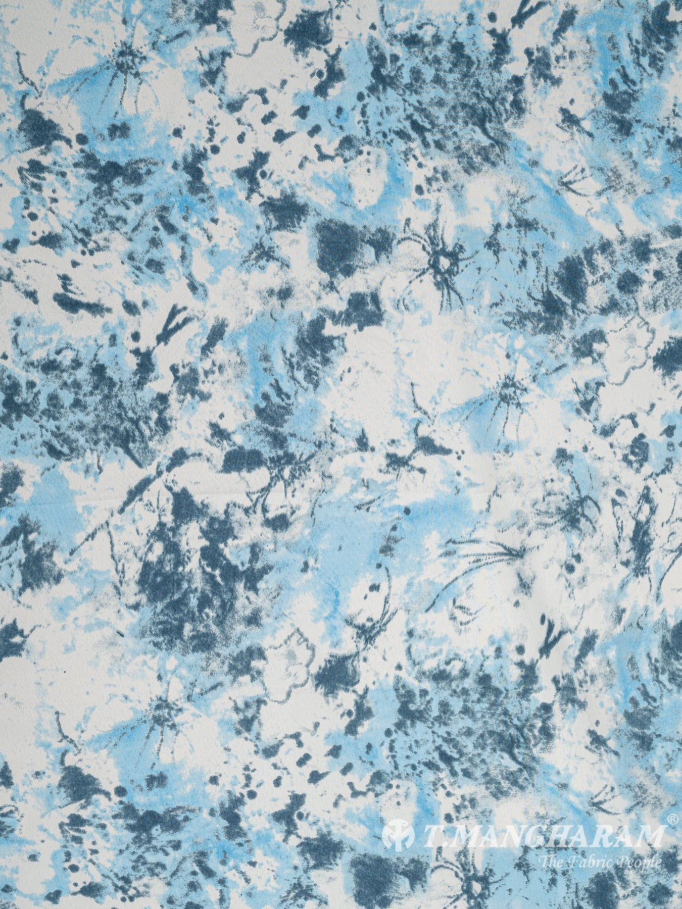 Blue Crepe Fabric - EC10452 view-3