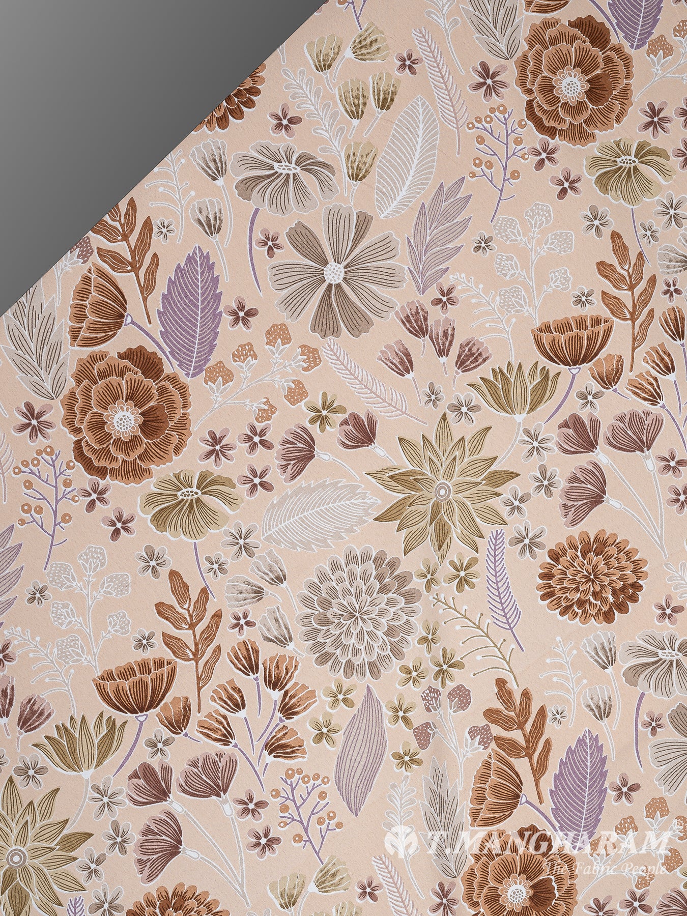 Beige Crepe Fabric - EC10469 view-2