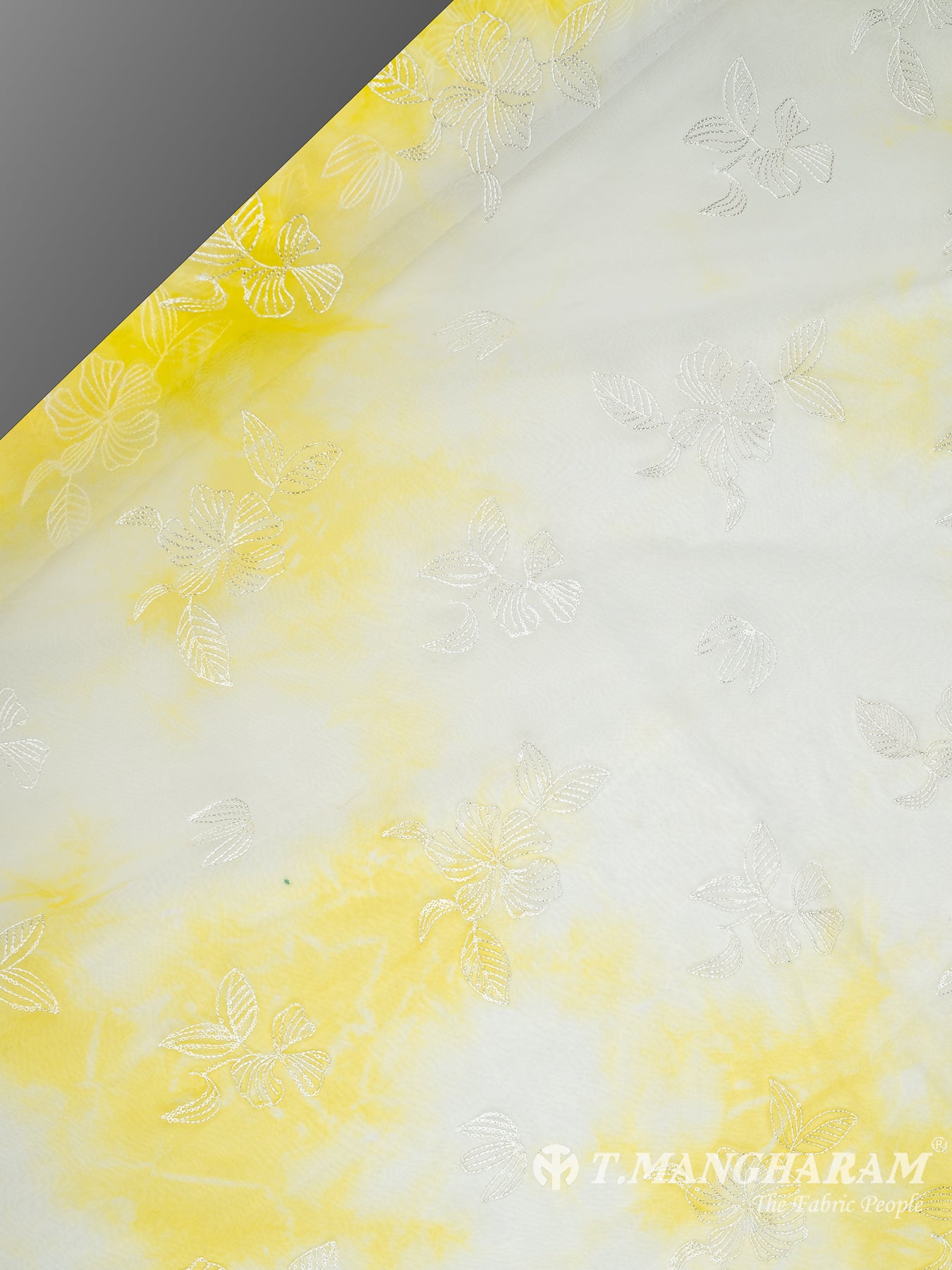 Yellow Organza Tissue Fabric - EC10638 view-2