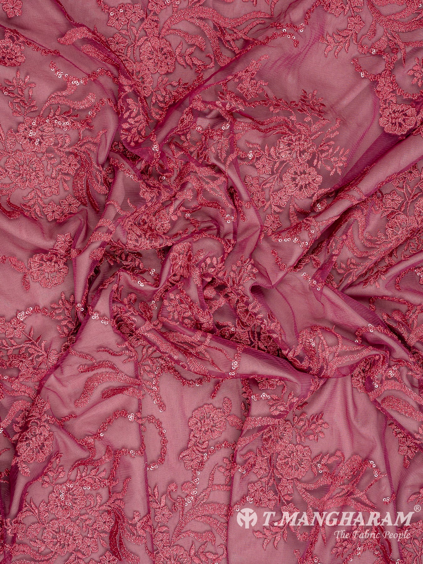 Pink Fancy Net Fabric - EC10613 view-4