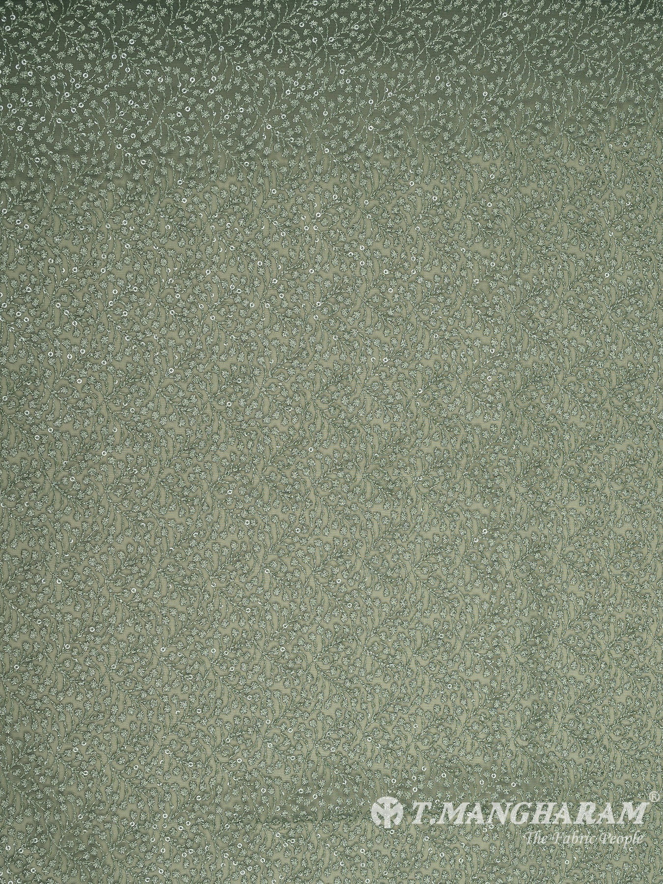 Green Fancy Net Fabric - EC10653 view-3