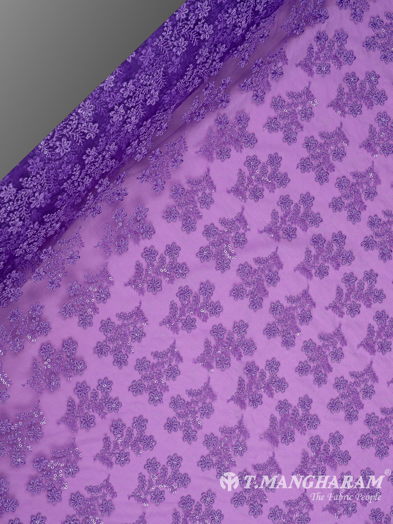 Purple Fancy Net Fabric - EA3245 view-2