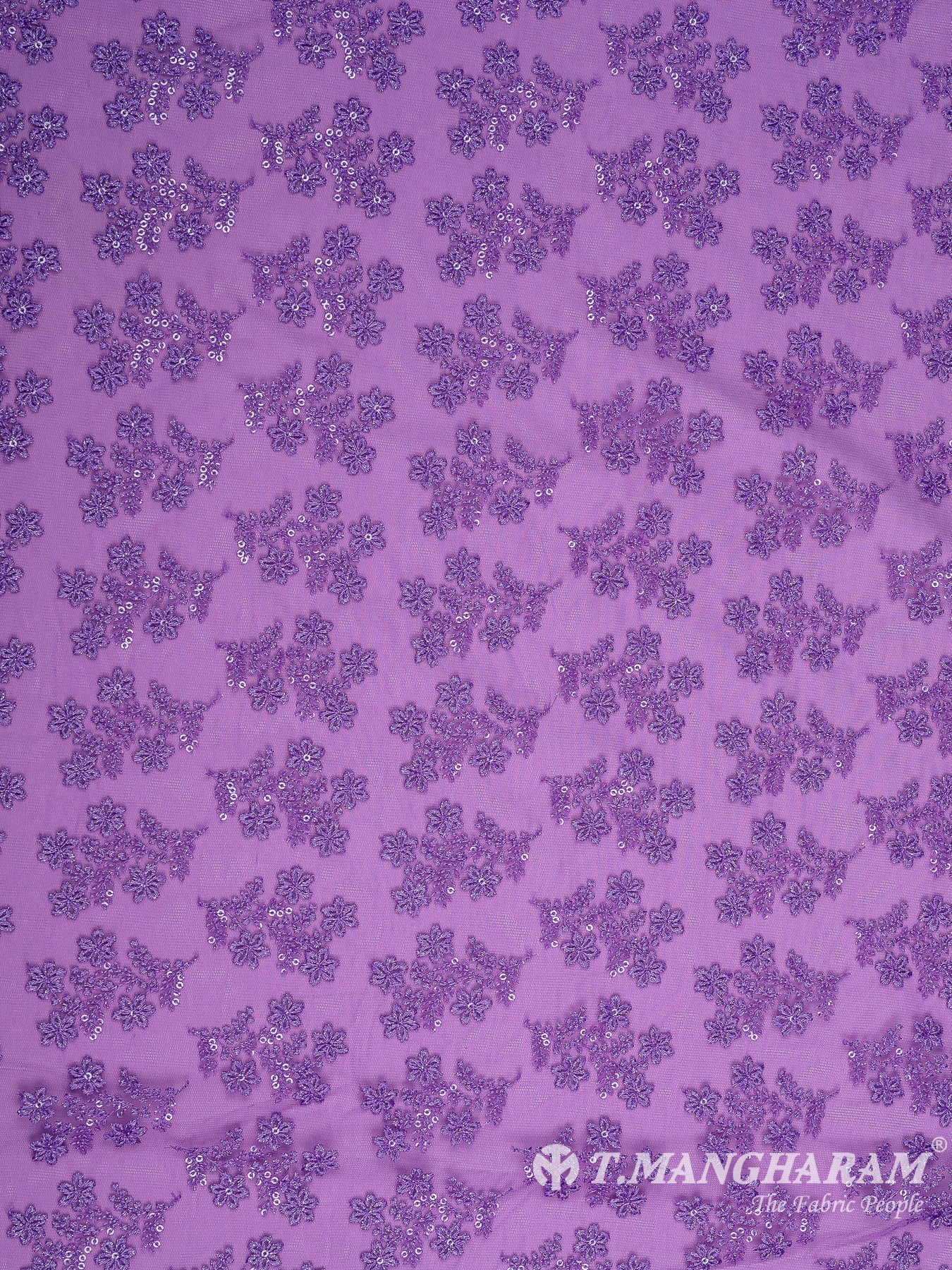 Purple Fancy Net Fabric - EA3245 view-3