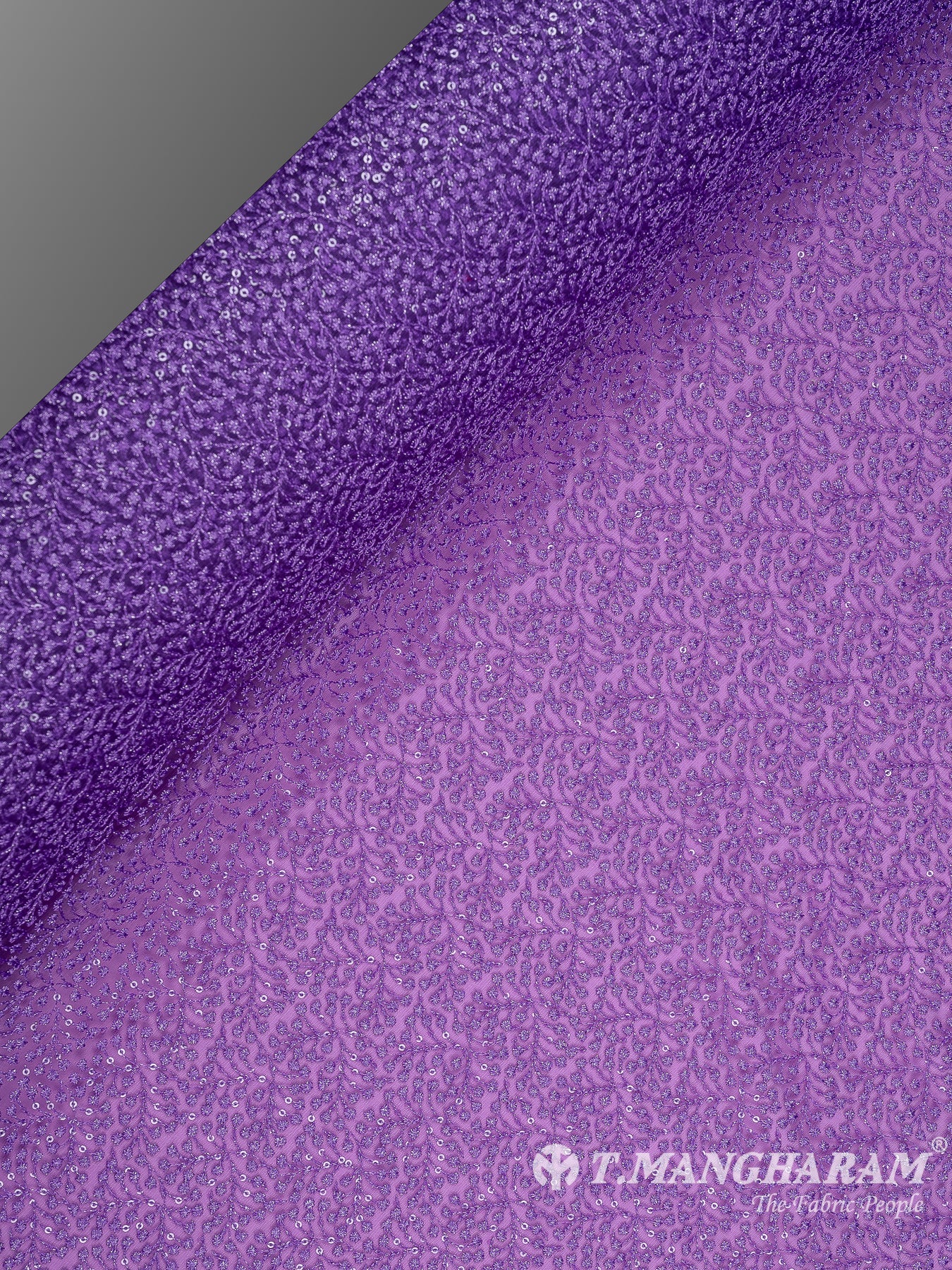 Purple Fancy Net Fabric - EC10657 view-2