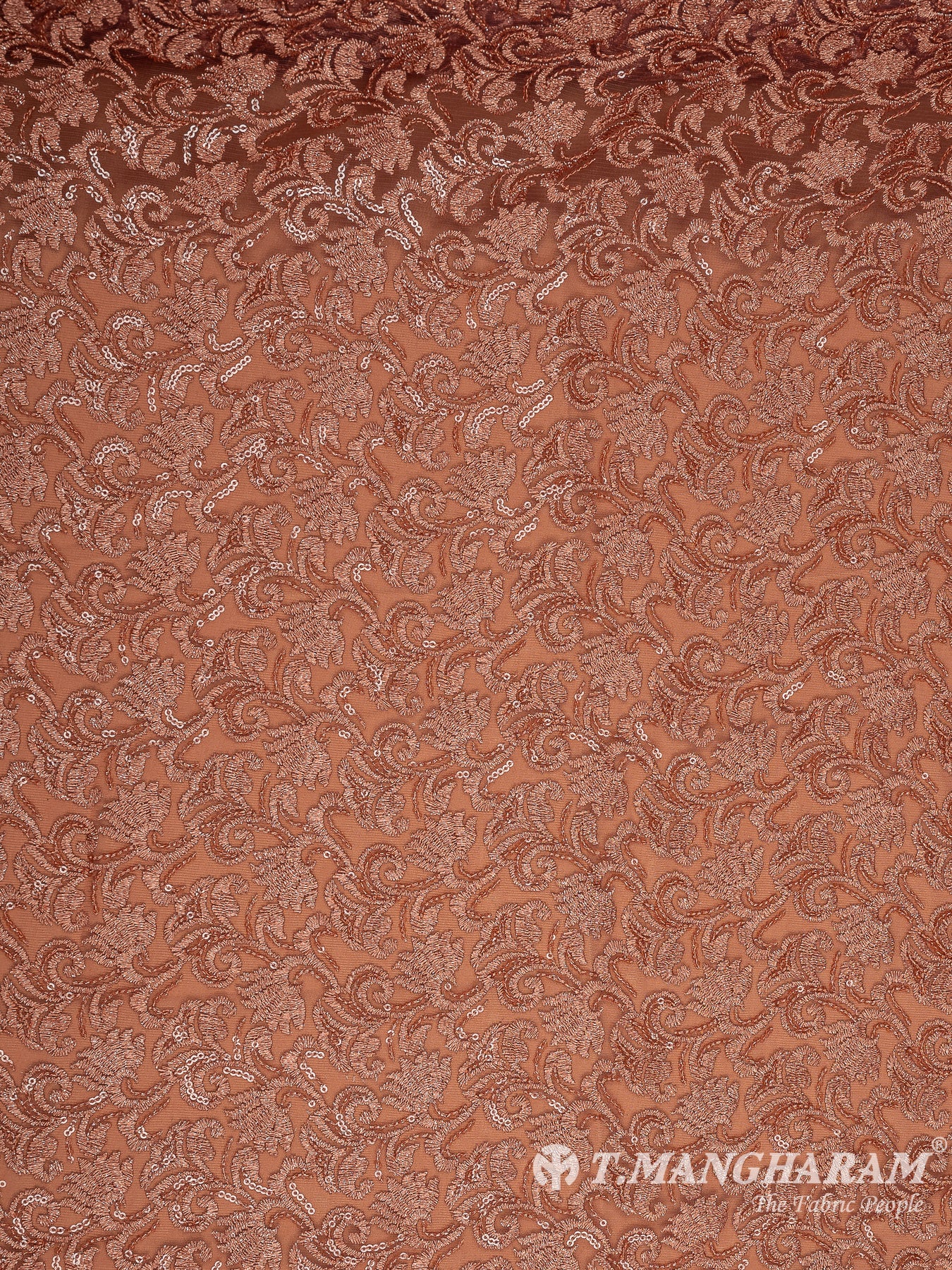 Brown Fancy Net Fabric - EA3242 view-3