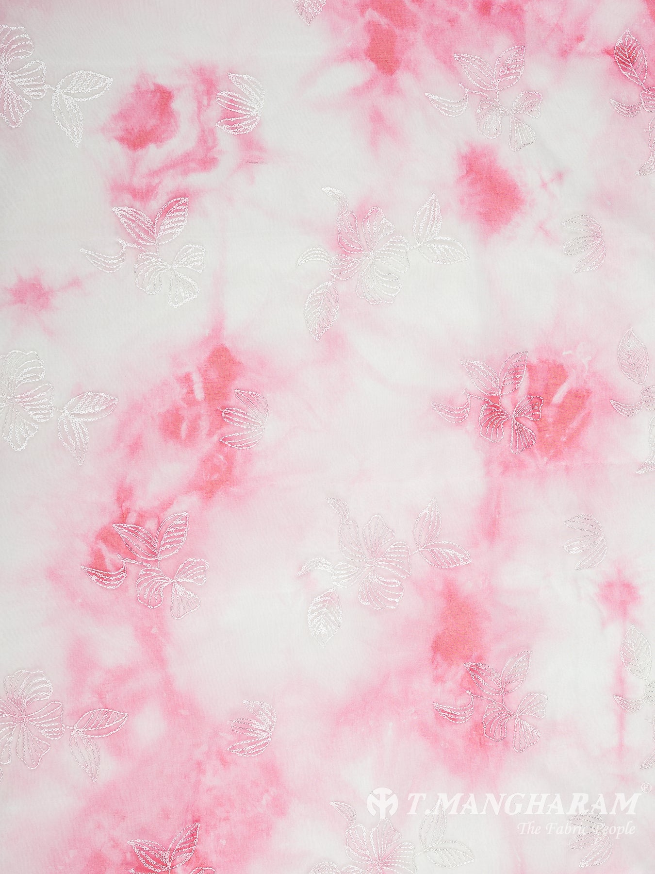 Pink Organza Tissue Fabric - EC10642 view-3