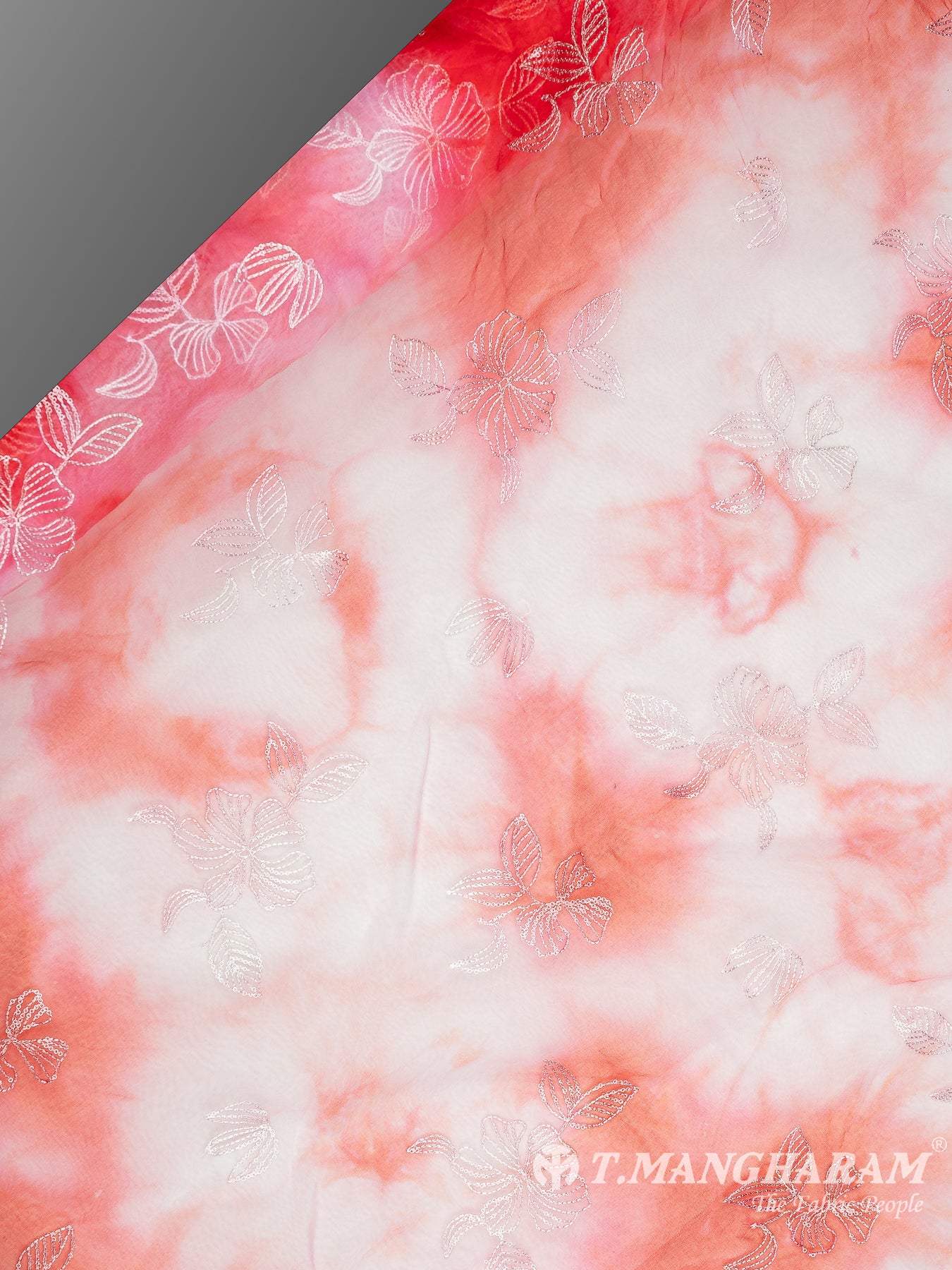 Pink Organza Tissue Fabric - EC10637 view-2