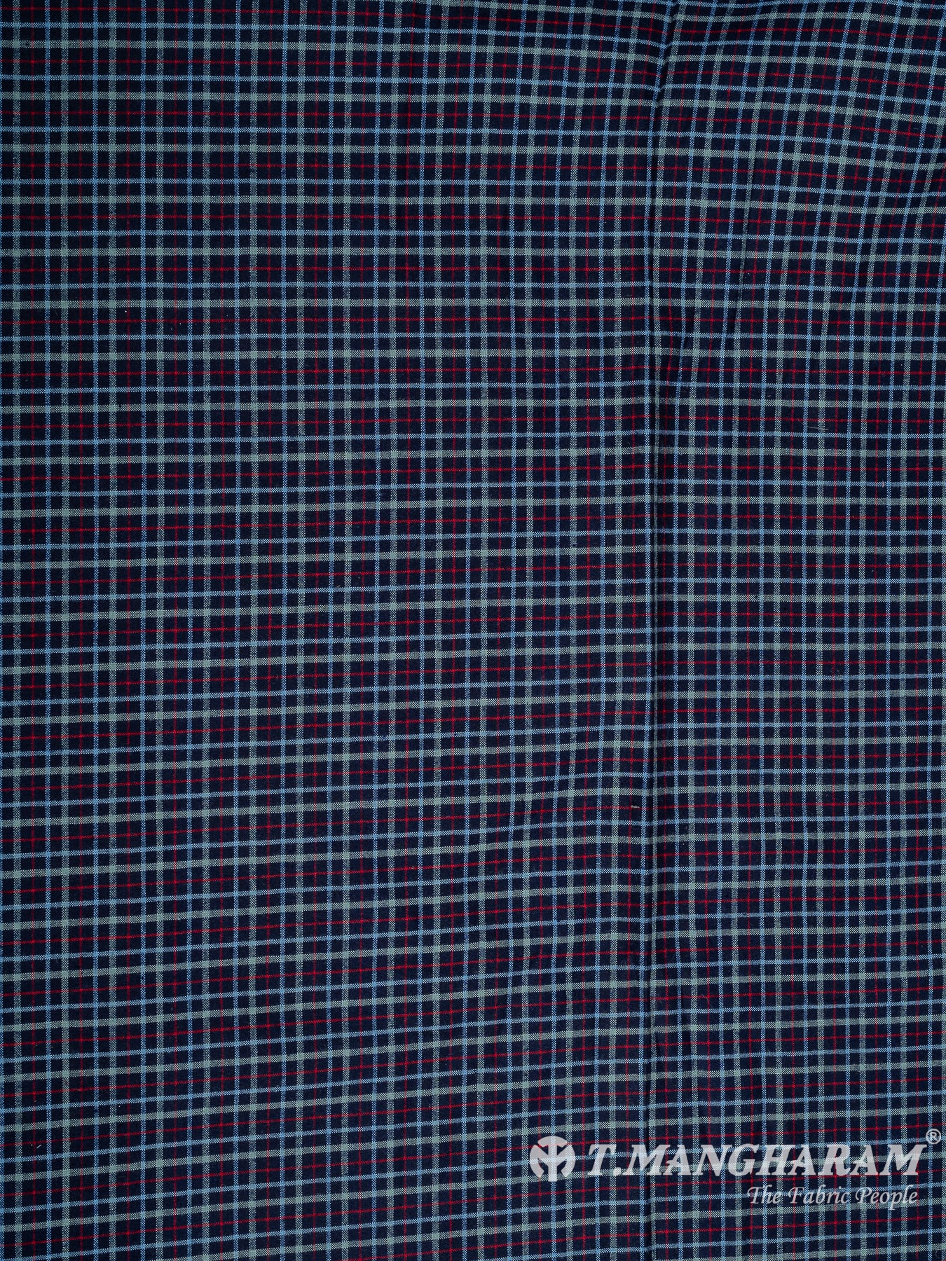 Blue Cotton Fabric - EB7705 view-3