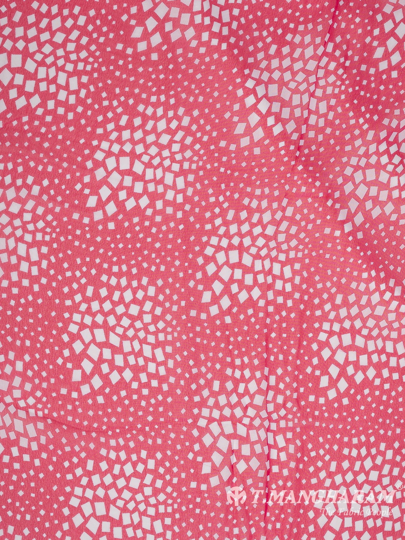 Pink Georgette Fabric - EC10756 view-3