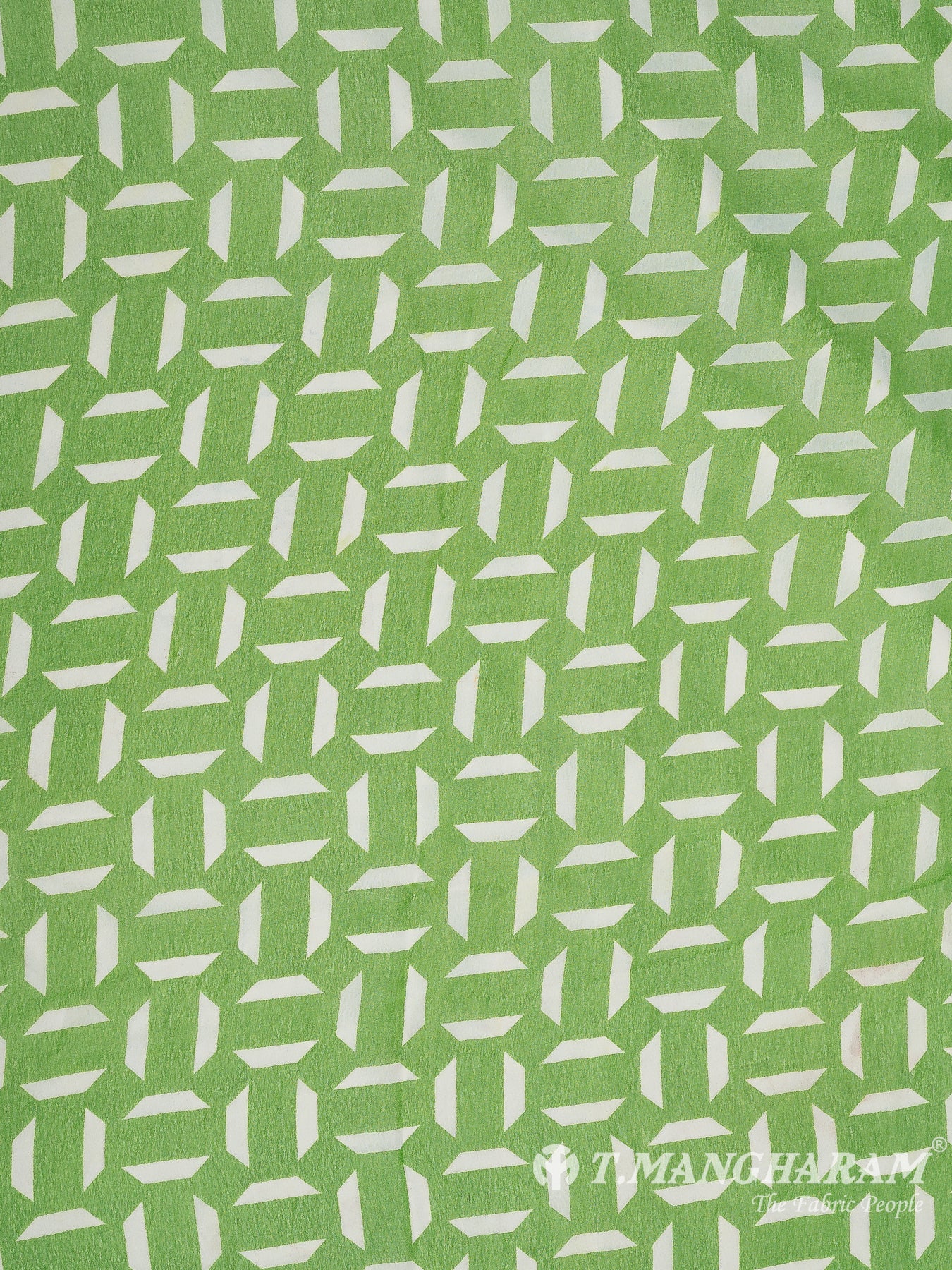 Green Georgette Fabric - EC10783 view-3