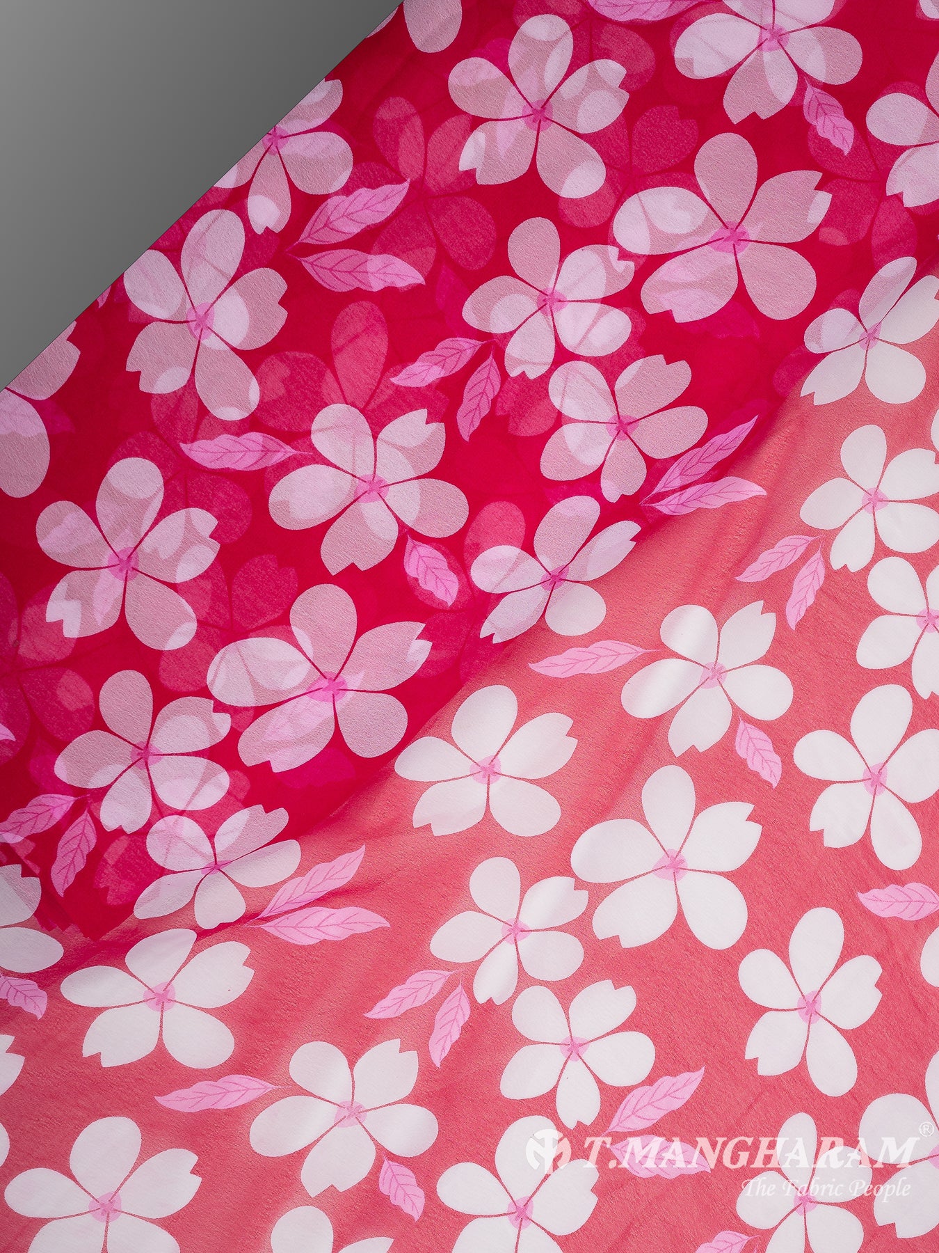 Pink Georgette Fabric - EB7803 view-2