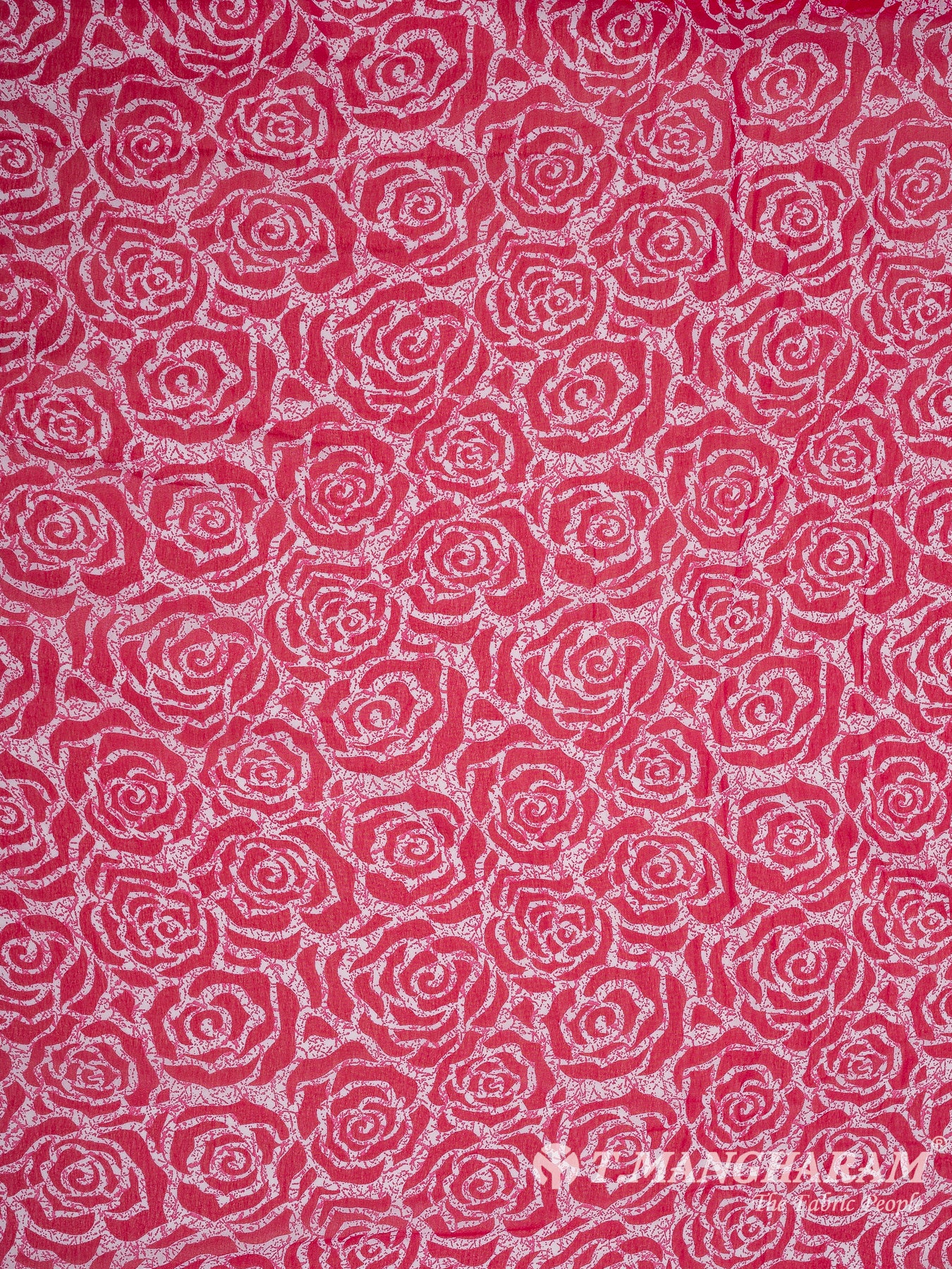 Pink Georgette Fabric - EB7792 view-3