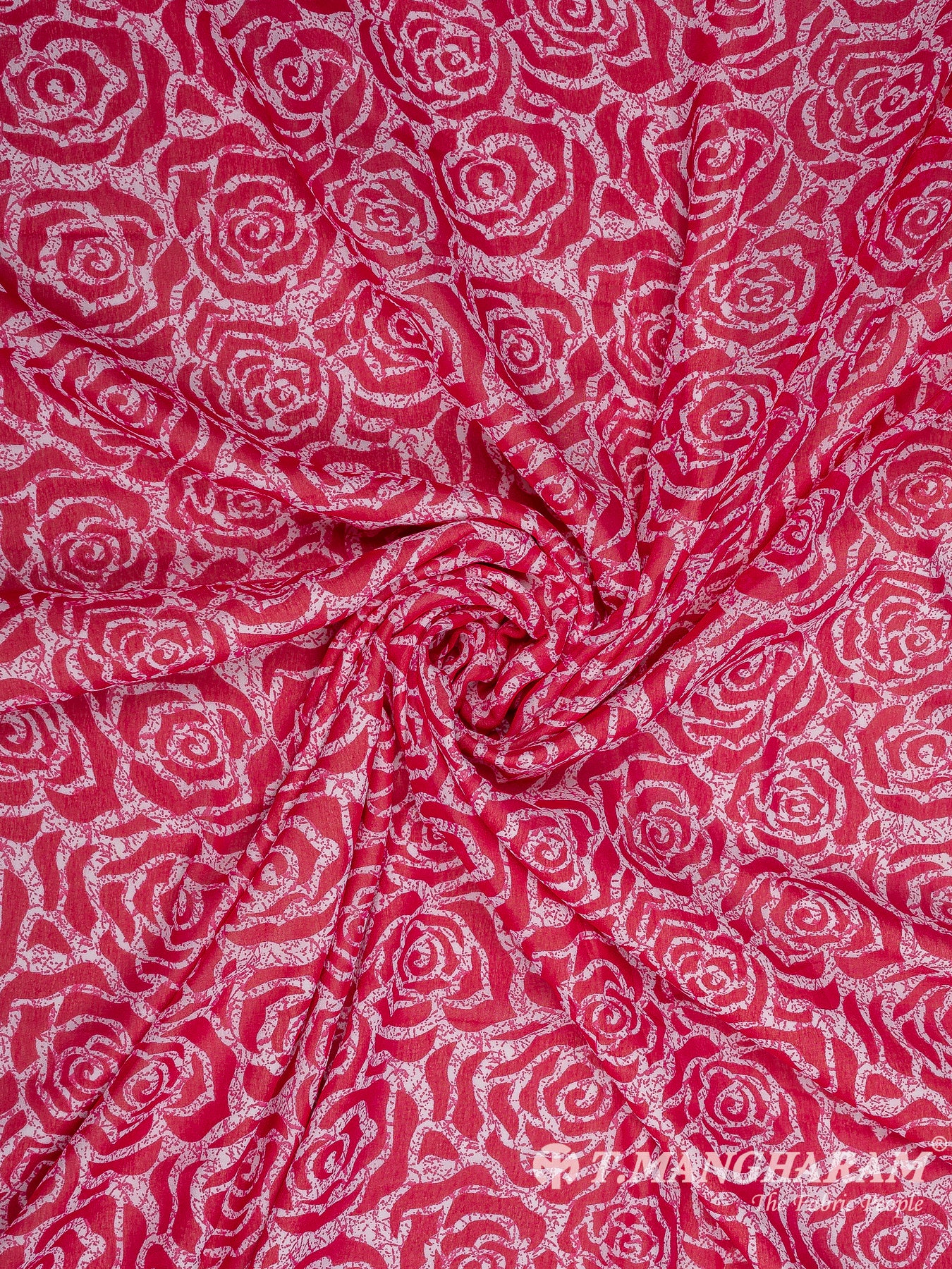 Pink Georgette Fabric - EB7792 view-1