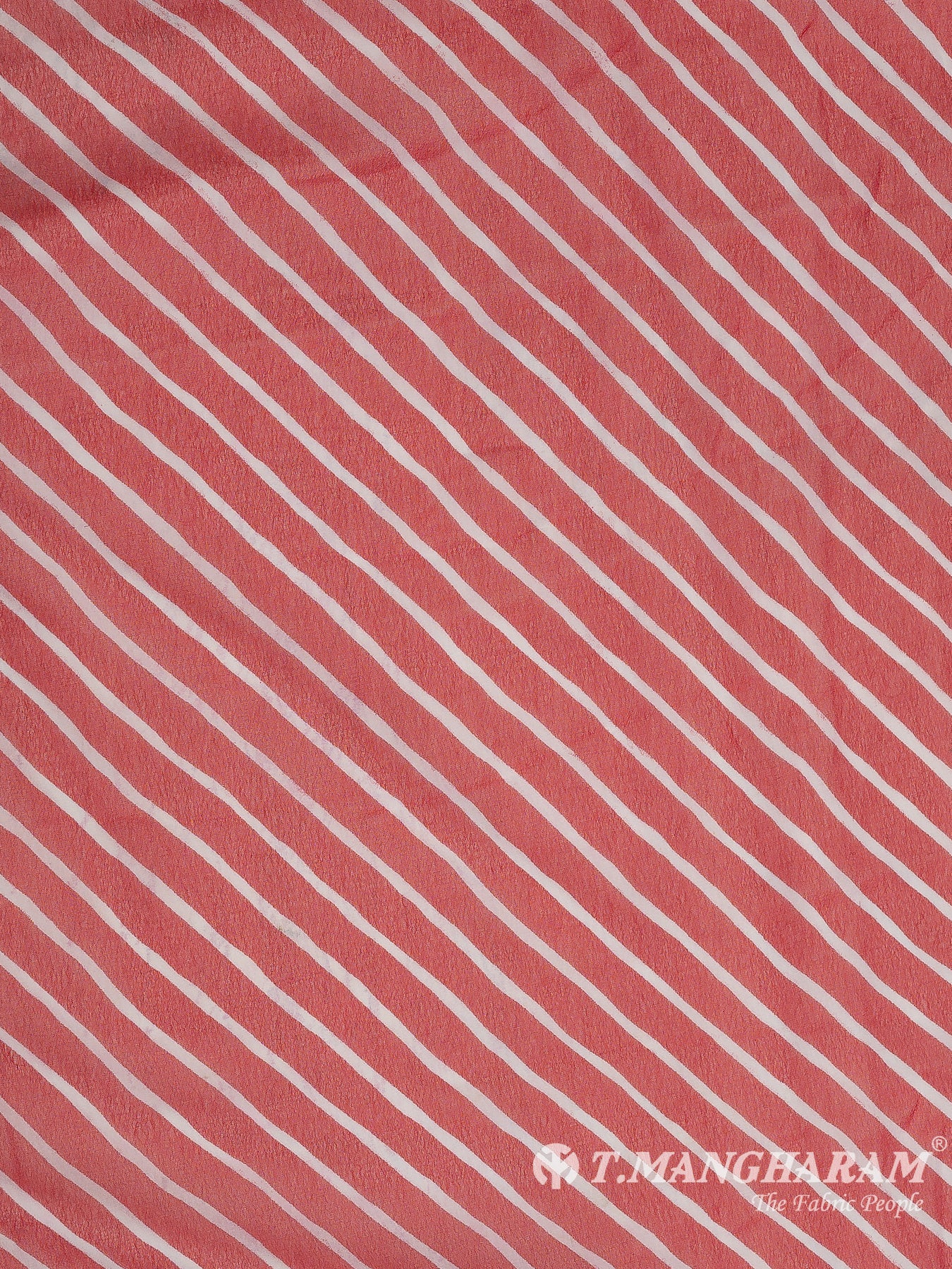 Red Georgette Fabric - EB7807 view-3