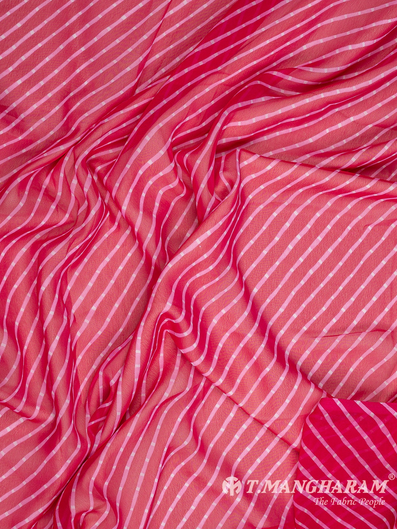 Pink Georgette Fabric - EC10764 view-4