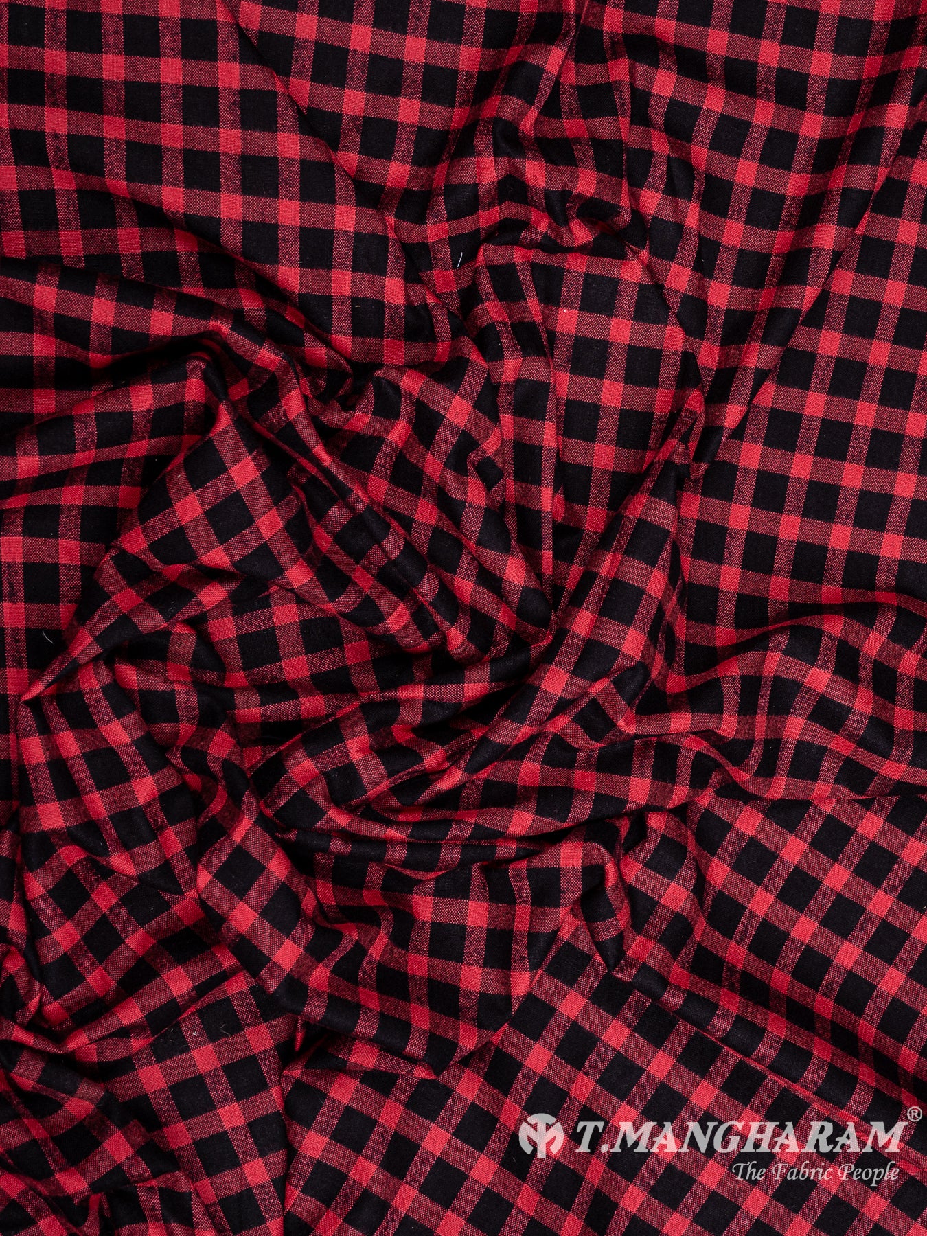 Red Cotton Fabric - EB7674 view-4