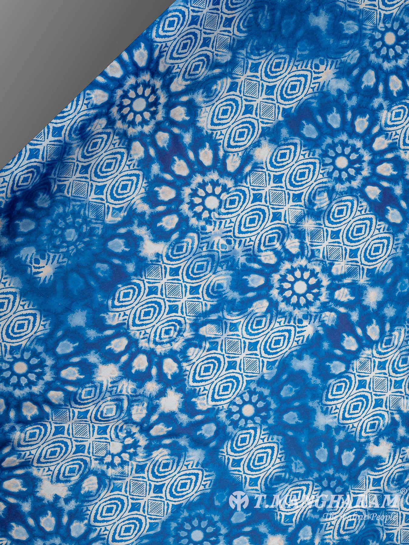 Blue Satin Fabric - EC10667 view-2