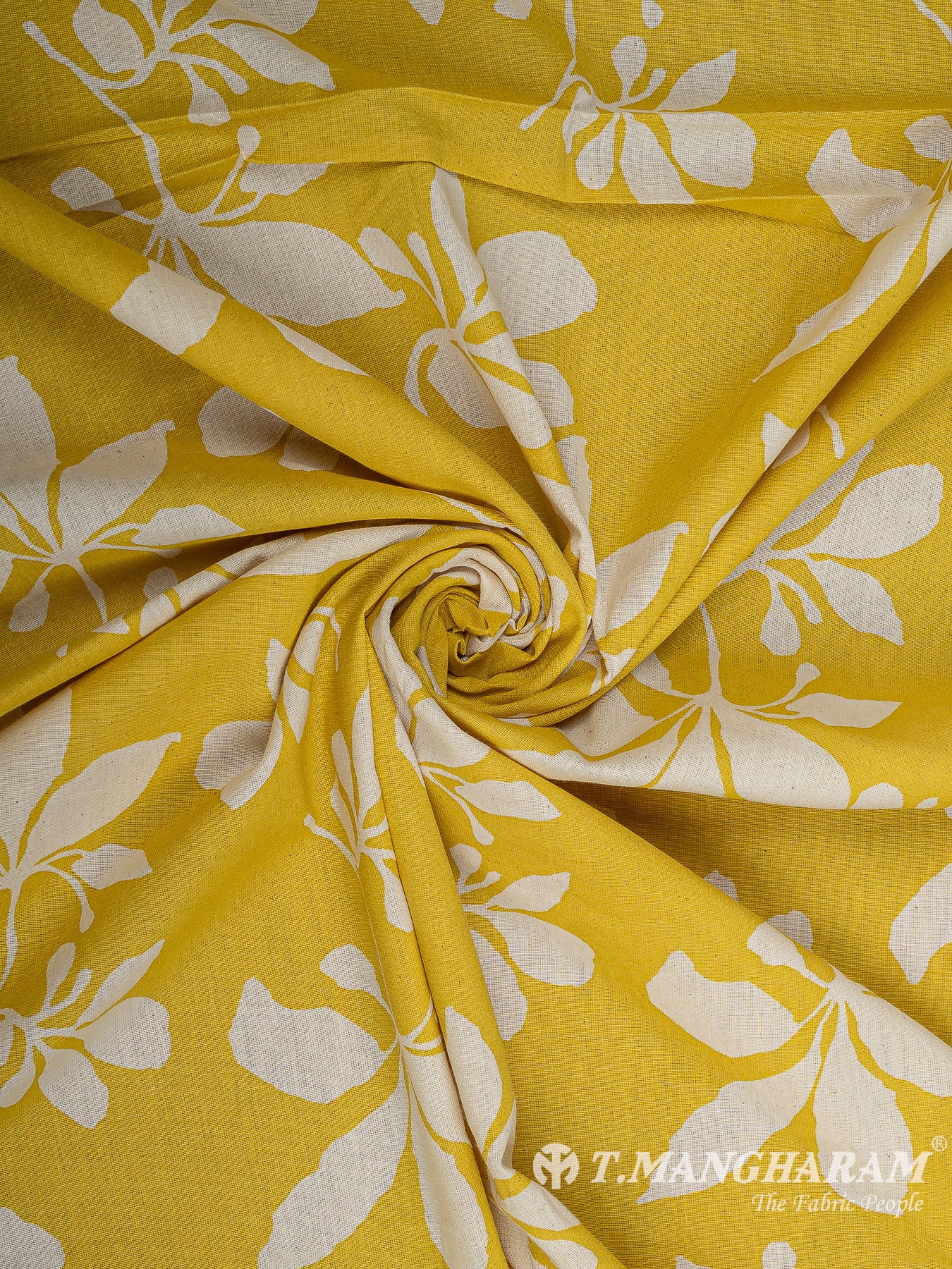 Yellow Cotton Fabric - EB7725 view-1