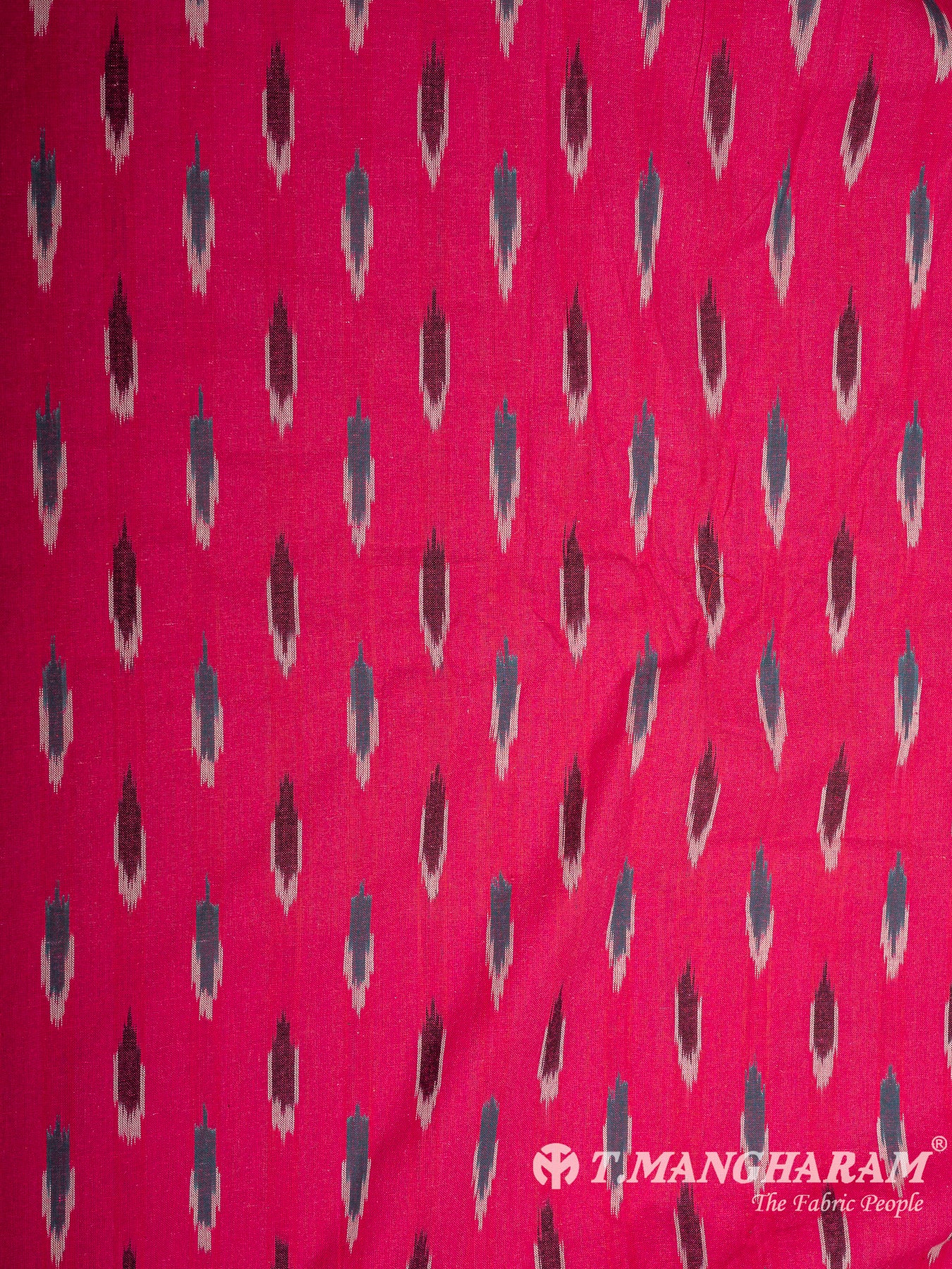 Pink Ikat Cotton Fabric - EB7768 view-3